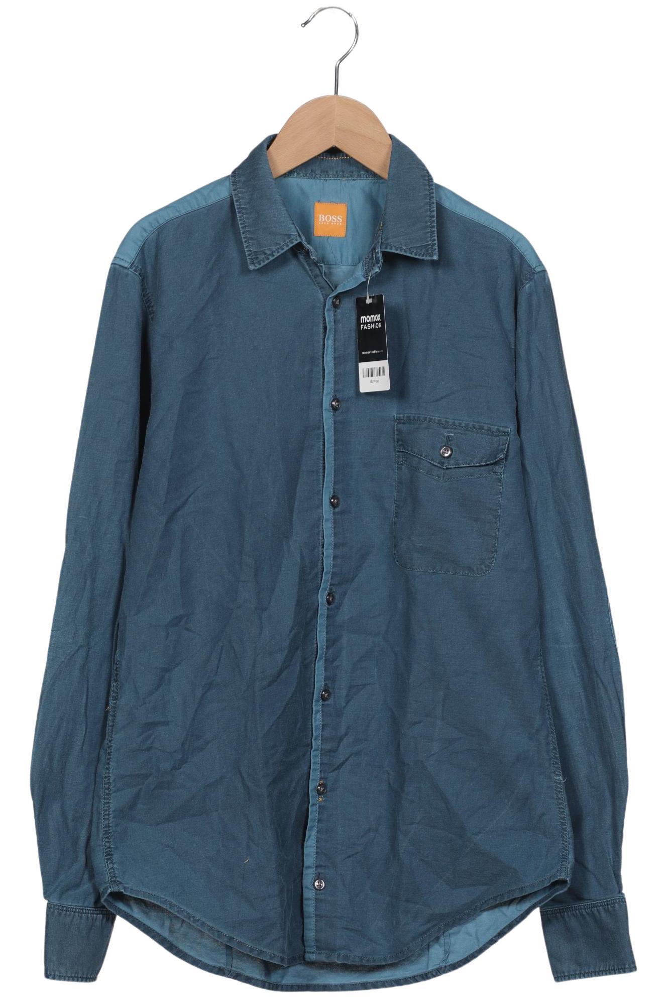 

Boss Orange Herren Hemd, blau, Gr. 46