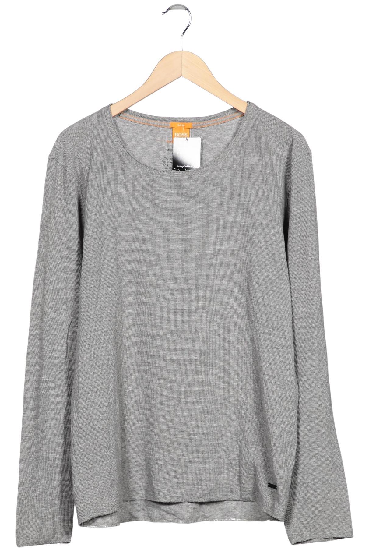 

Boss Orange Herren Langarmshirt, grau, Gr. 54
