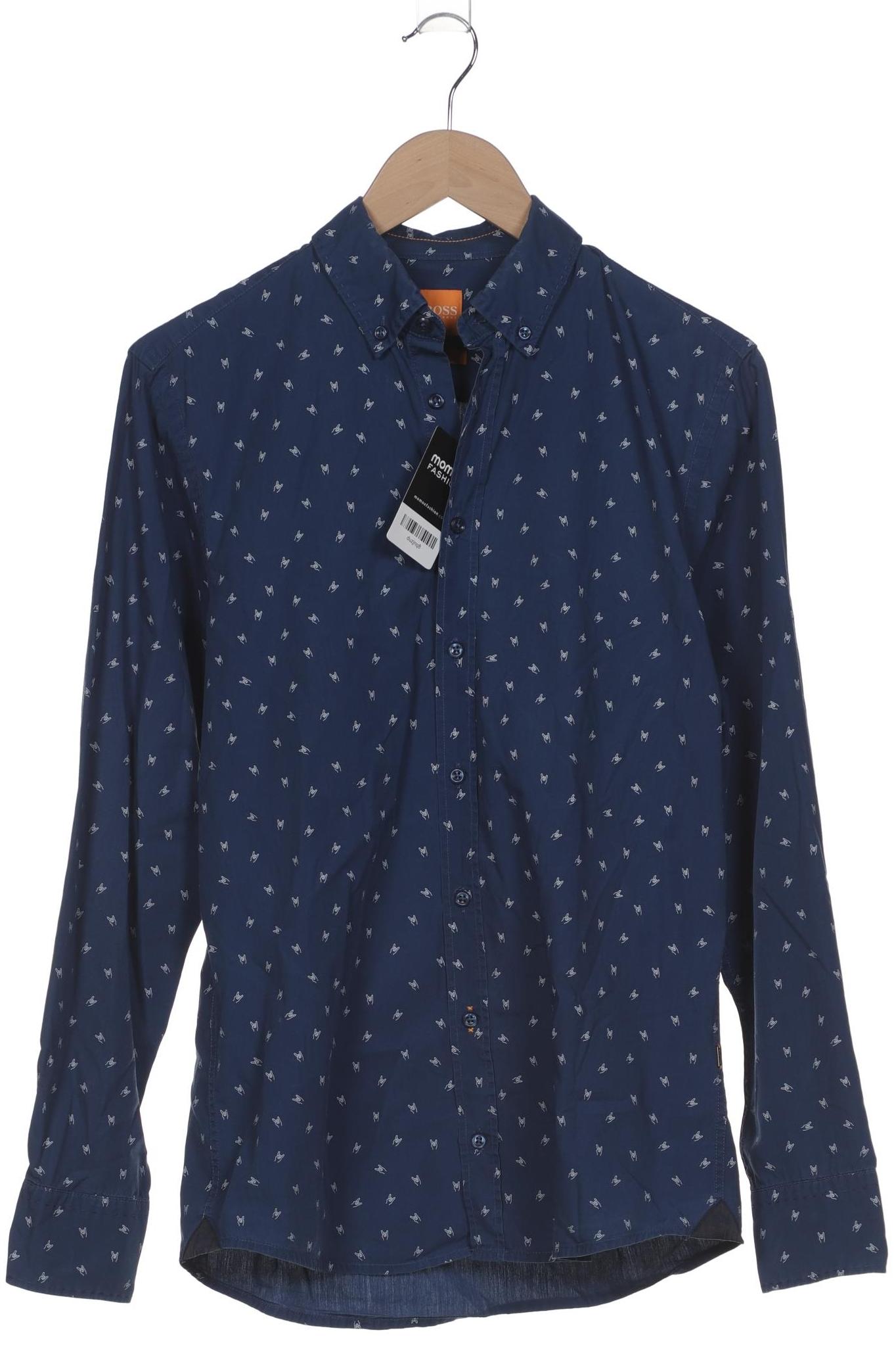 

Boss Orange Herren Hemd, blau, Gr. 46