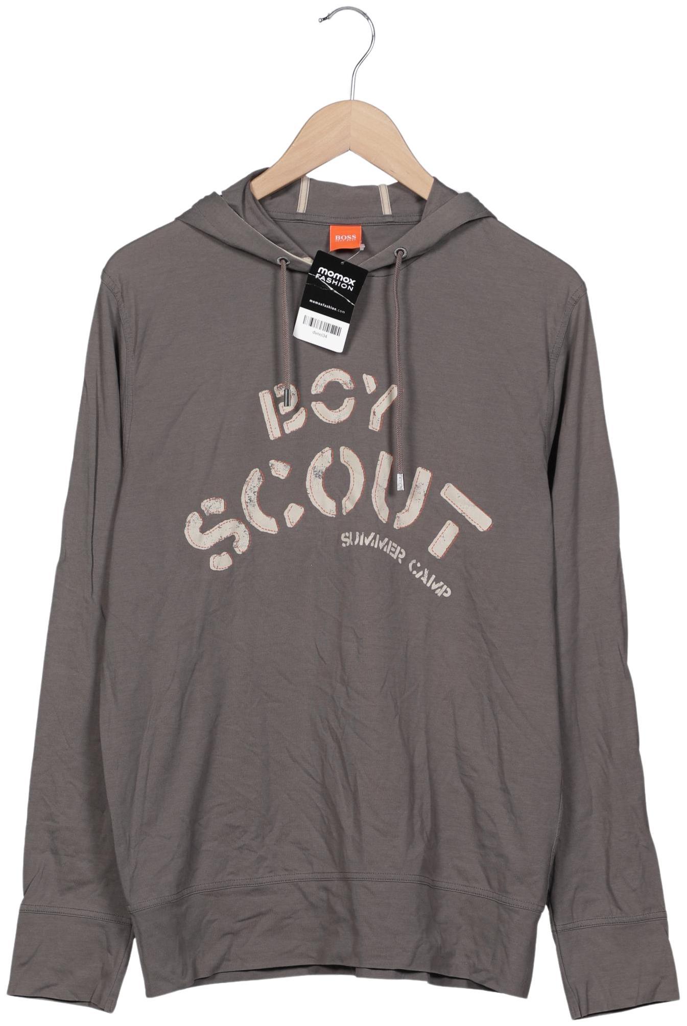 

Boss Orange Herren Langarmshirt, grau, Gr. 52