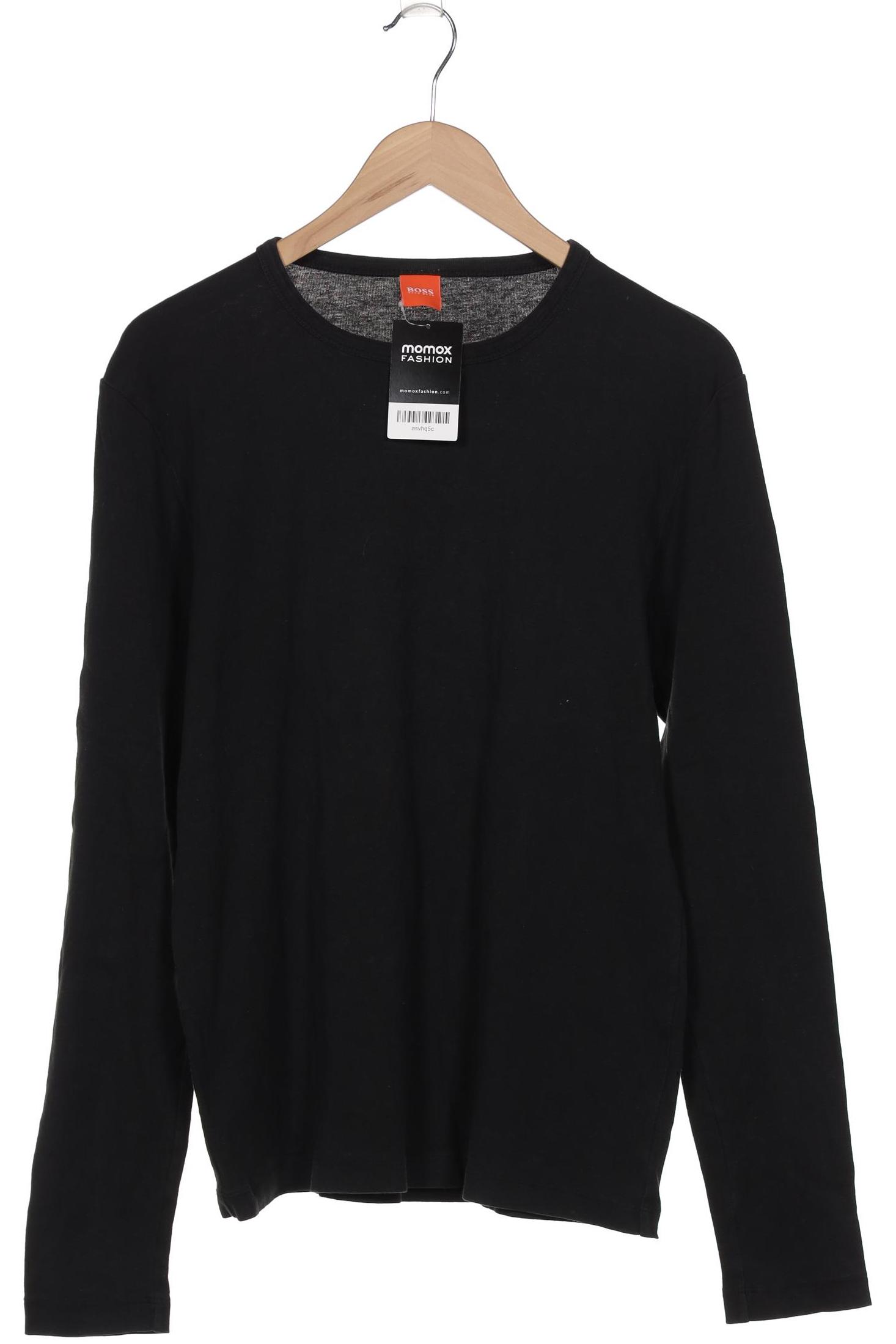 

Boss Orange Herren Langarmshirt, schwarz, Gr. 54