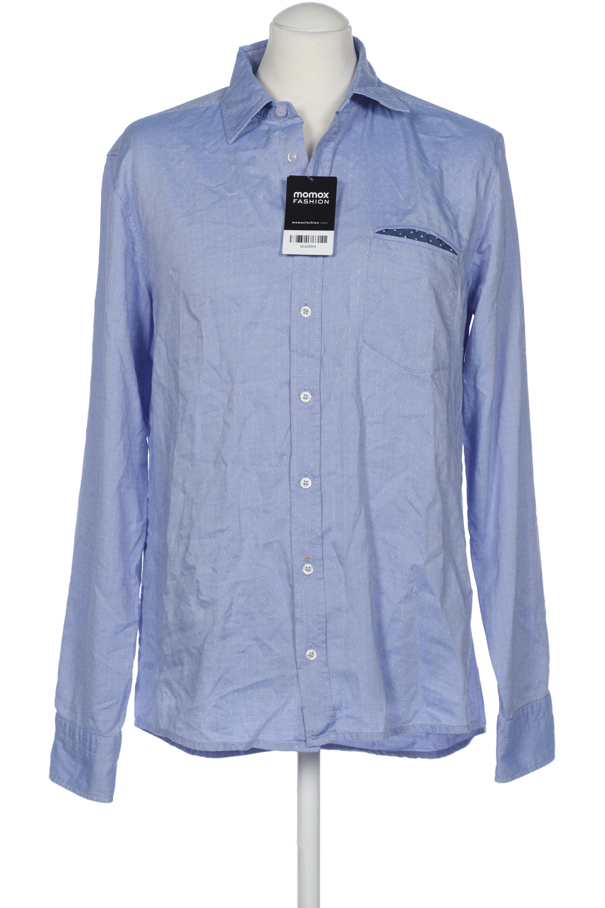 

Boss Orange Herren Hemd, blau, Gr. 48
