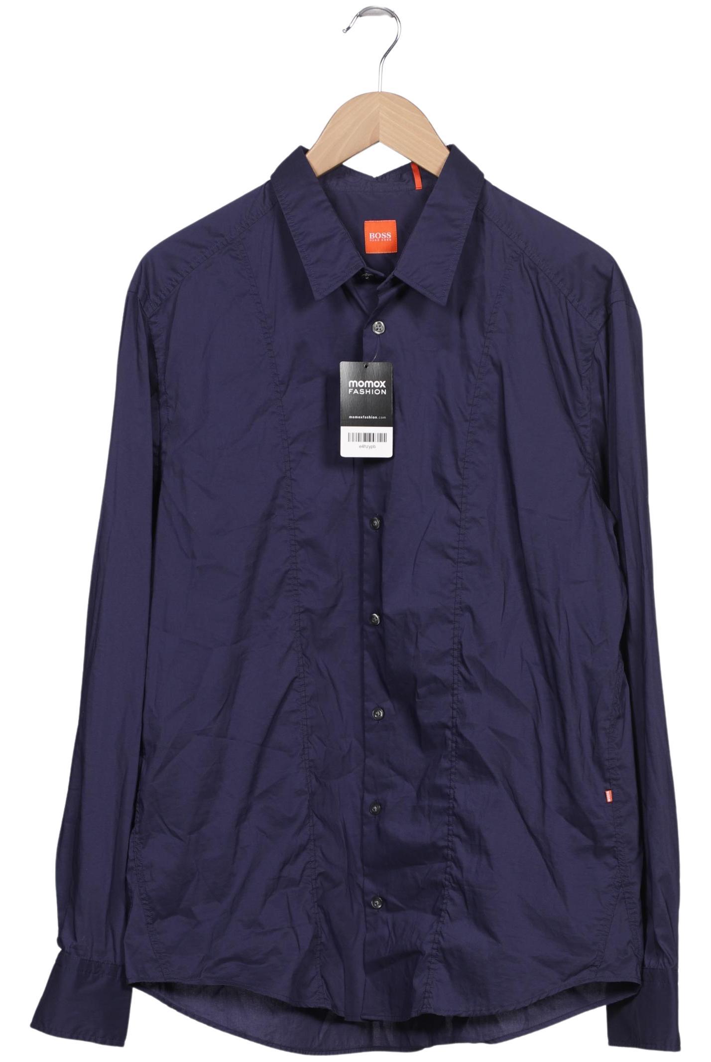 

Boss Orange Herren Hemd, marineblau, Gr. 56