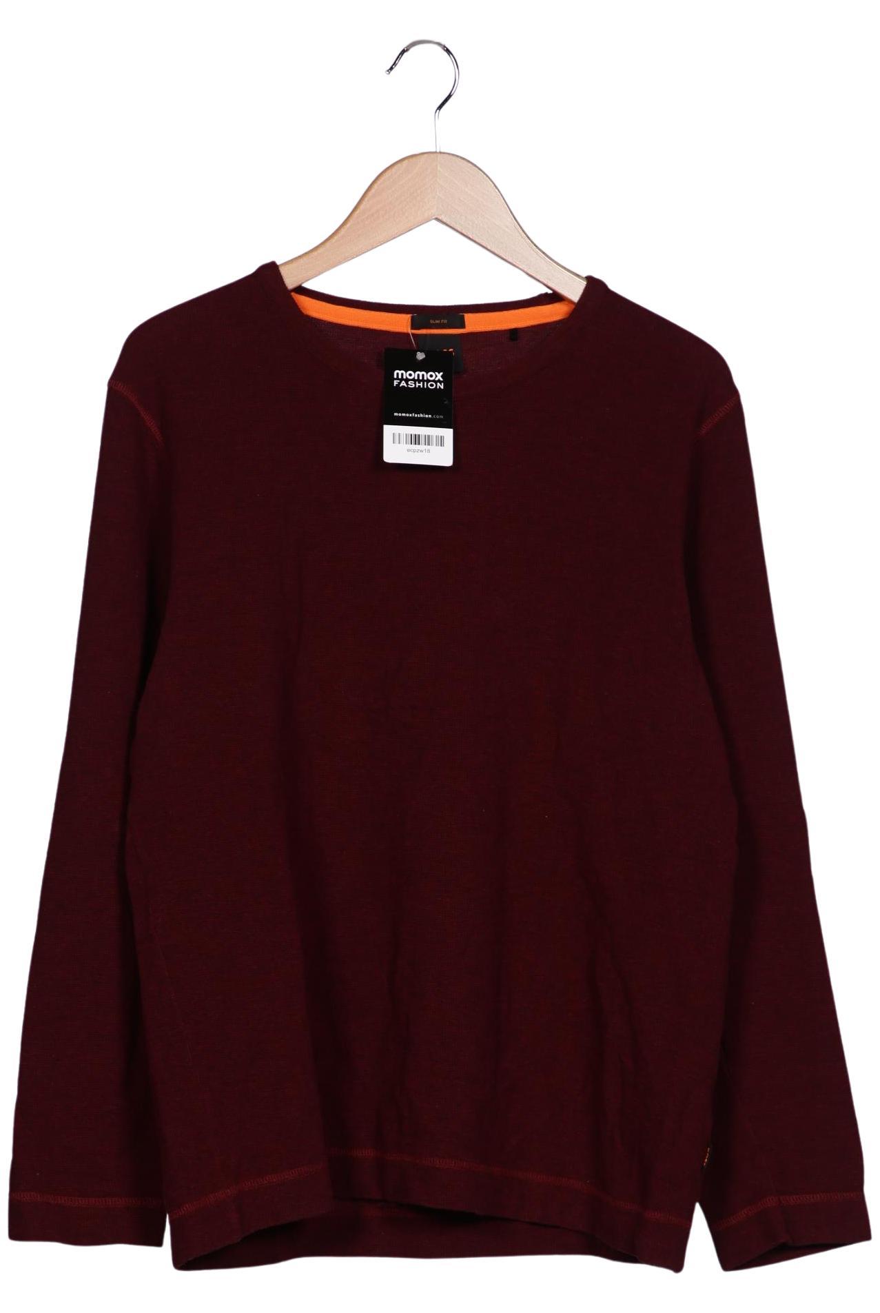 

Boss Orange Herren Langarmshirt, bordeaux, Gr. 54