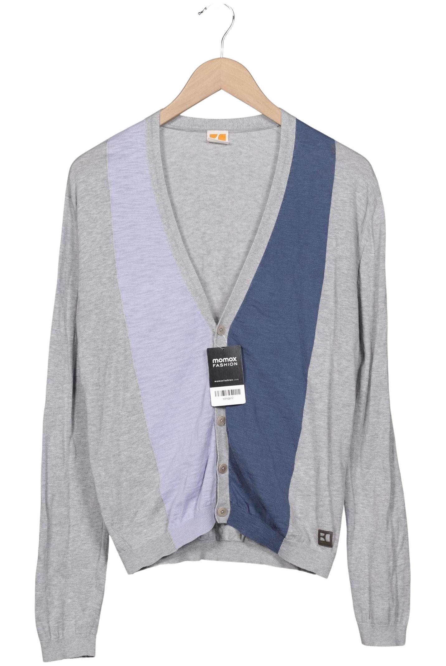 

Boss Orange Herren Strickjacke, grau, Gr. 48