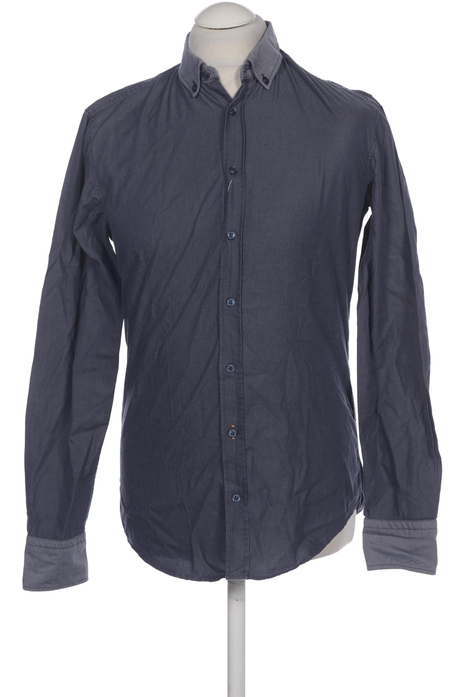 

Boss Orange Herren Hemd, blau, Gr. 46