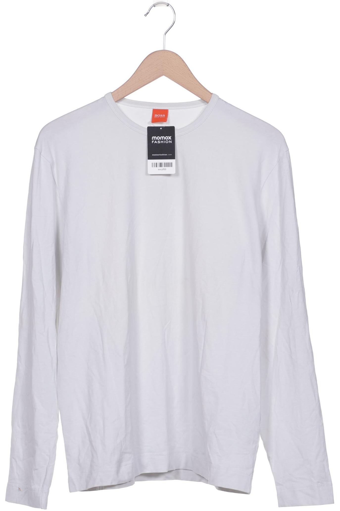 

Boss Orange Herren Langarmshirt, weiß