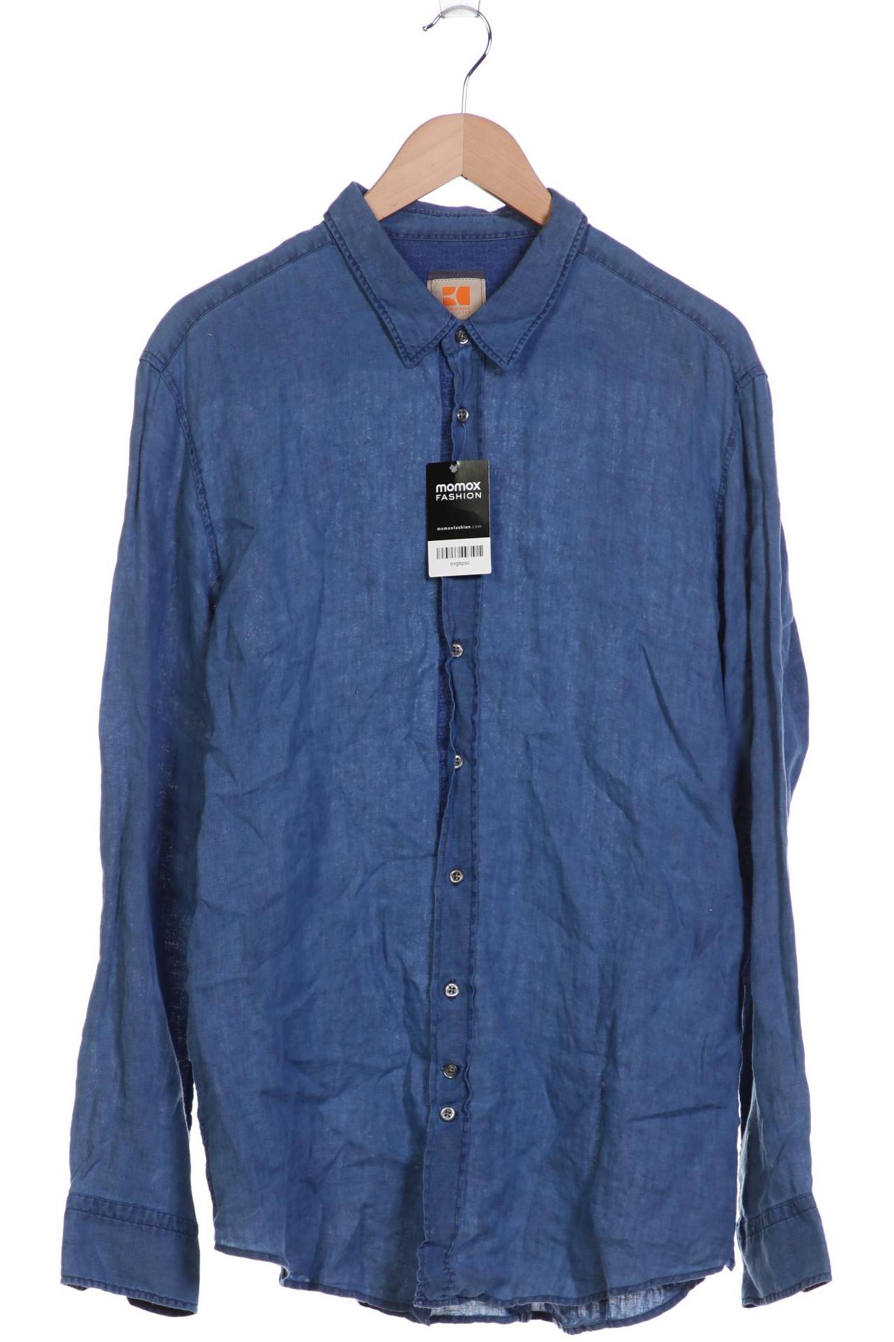 

Boss Orange Herren Hemd, blau, Gr. 56