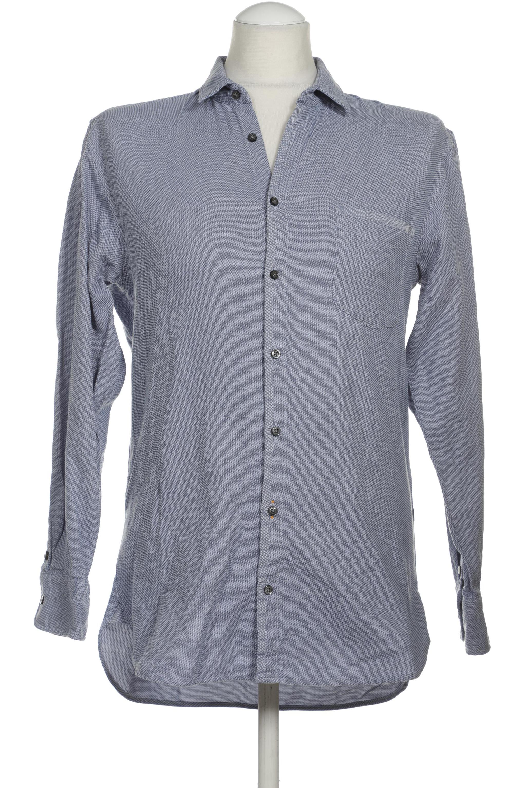 

Boss Orange Herren Hemd, blau, Gr. 48