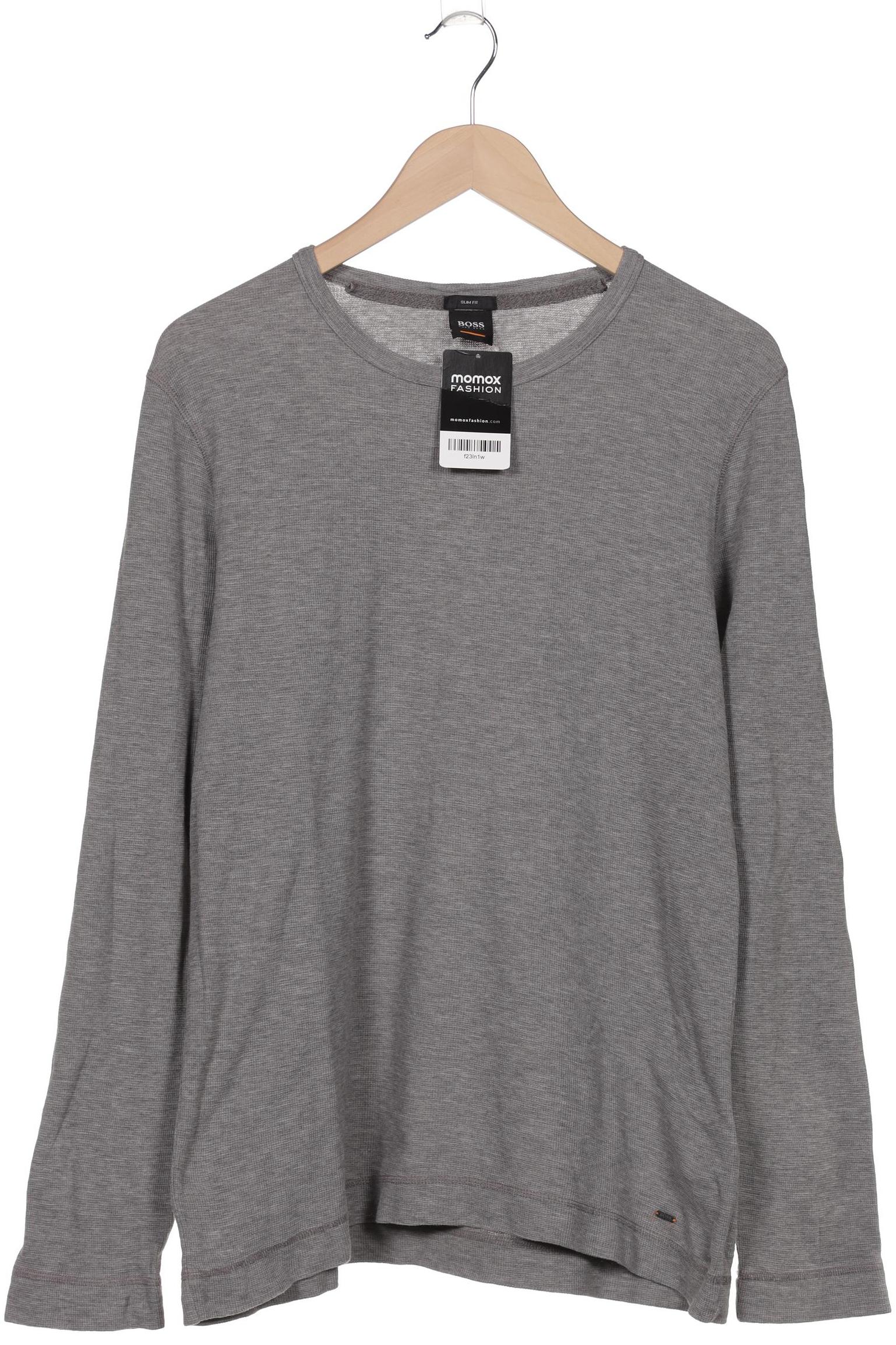 

Boss Orange Herren Langarmshirt, grau, Gr. 54
