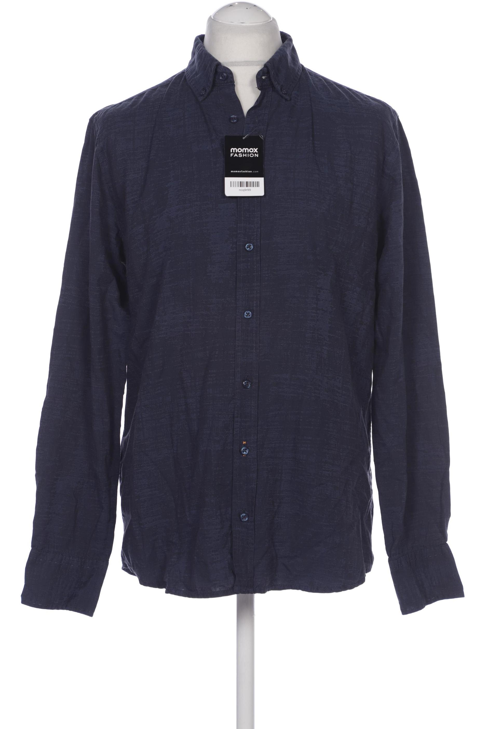 

Boss Orange Herren Hemd, marineblau, Gr. 52