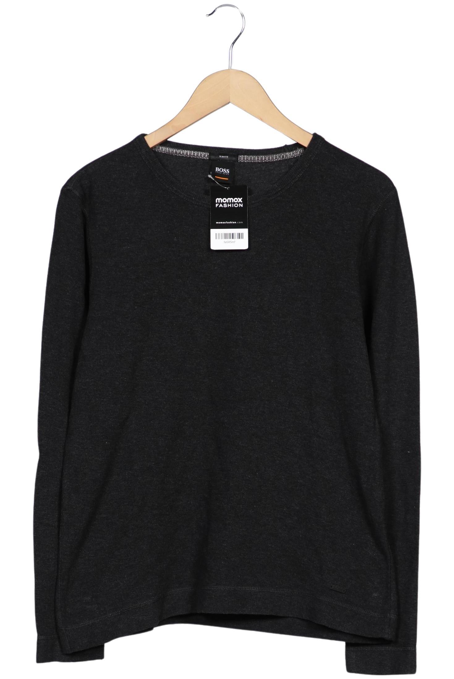 

Boss Orange Herren Langarmshirt, grau, Gr. 52