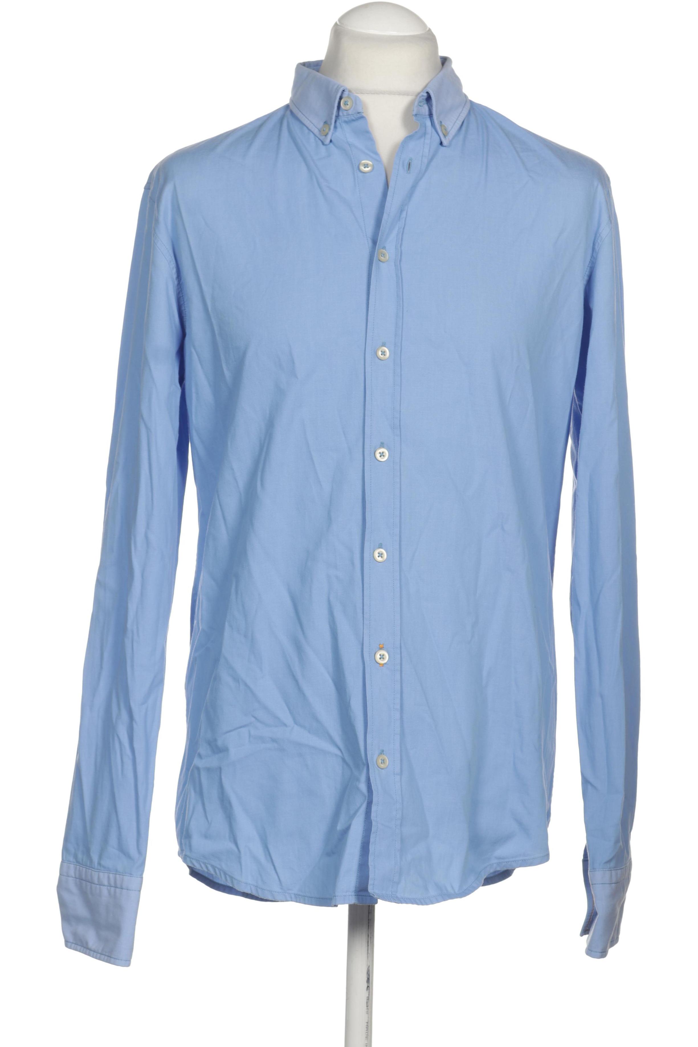 

Boss Orange Herren Hemd, blau, Gr. 52