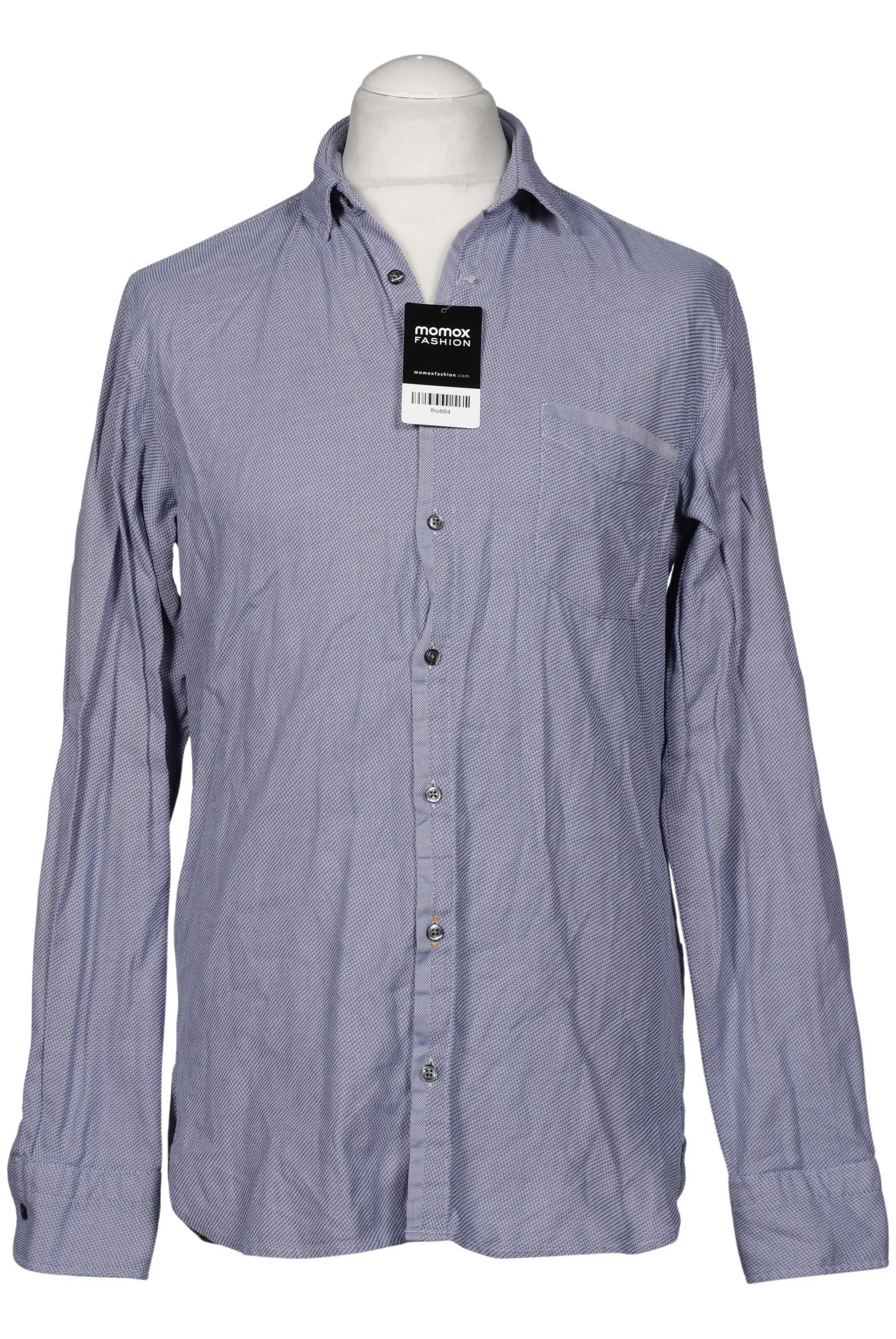 

Boss Orange Herren Hemd, blau, Gr. 48