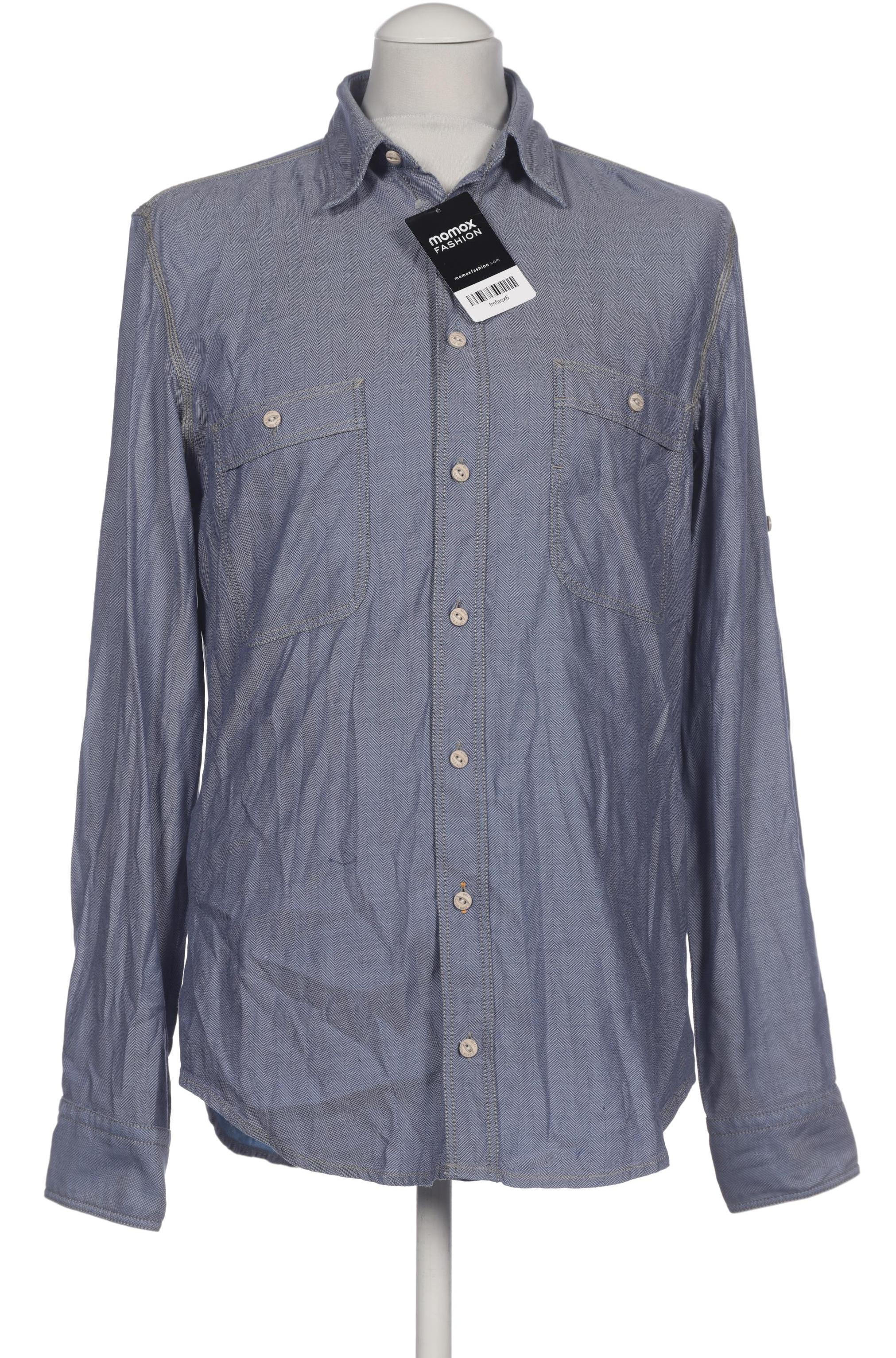 

Boss Orange Herren Hemd, blau, Gr. 46