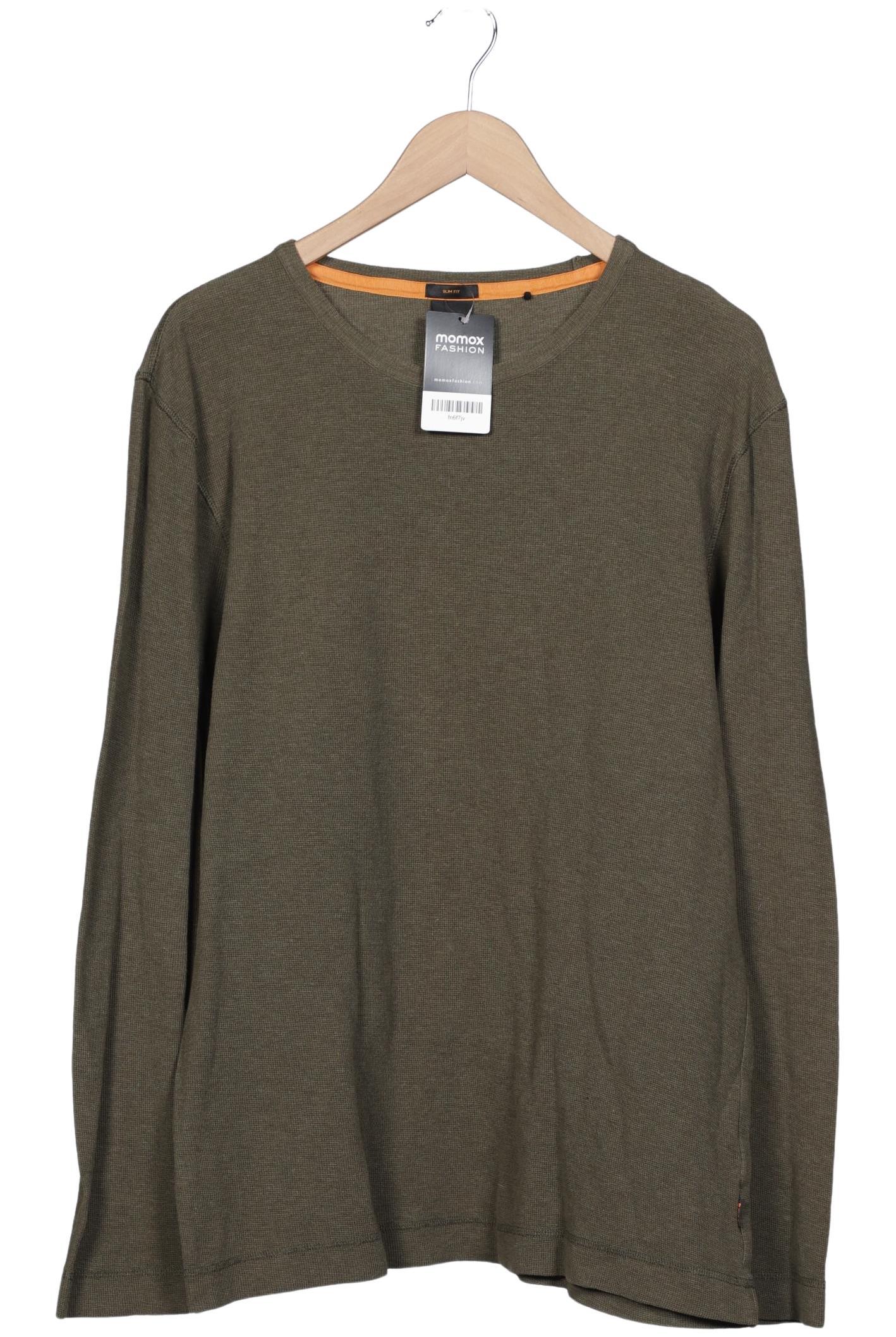 

Boss Orange Herren Langarmshirt, grün, Gr. 58