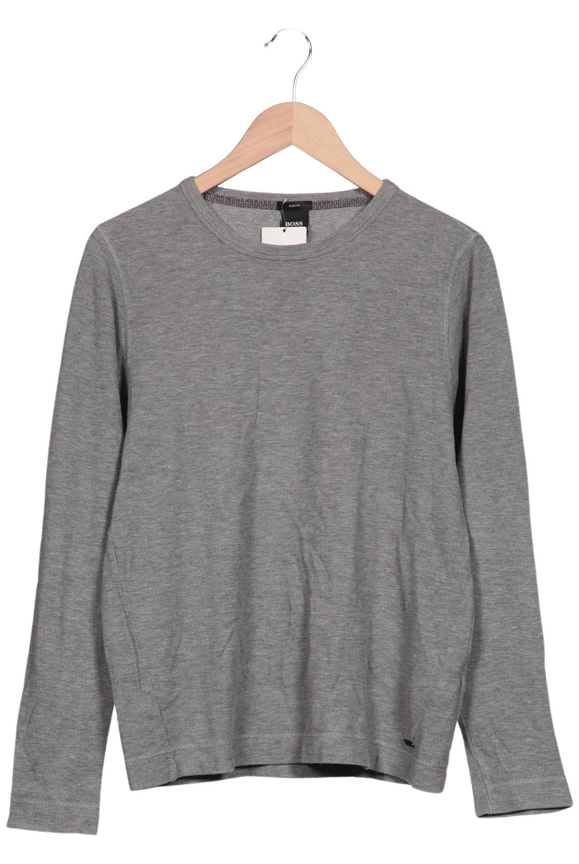 

Boss Orange Herren Langarmshirt, grau, Gr. 48