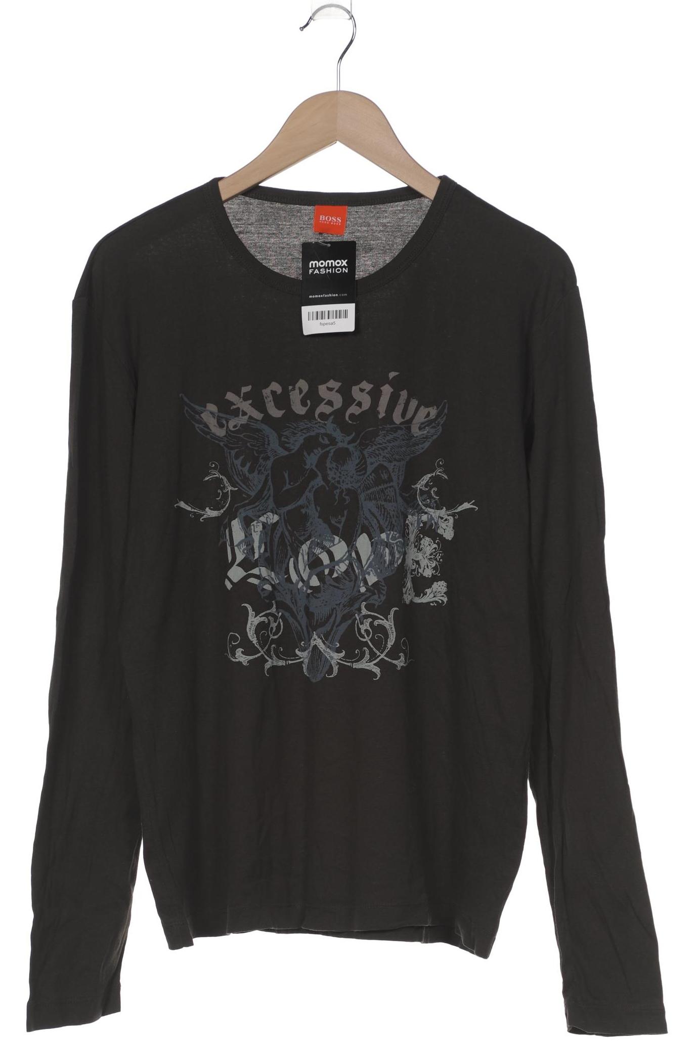 

Boss Orange Herren Langarmshirt, grün, Gr. 54