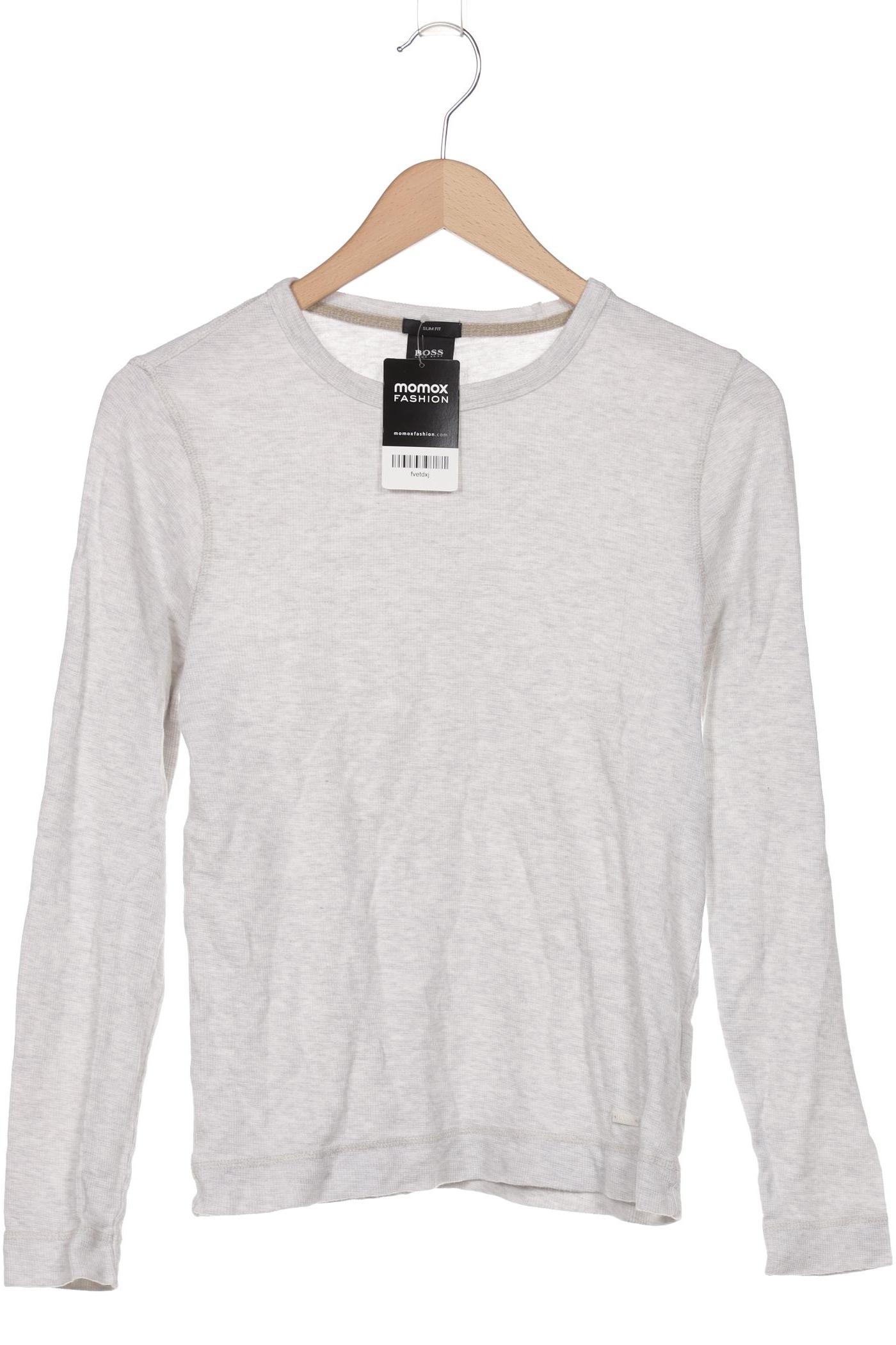 

Boss Orange Herren Langarmshirt, grau, Gr. 46