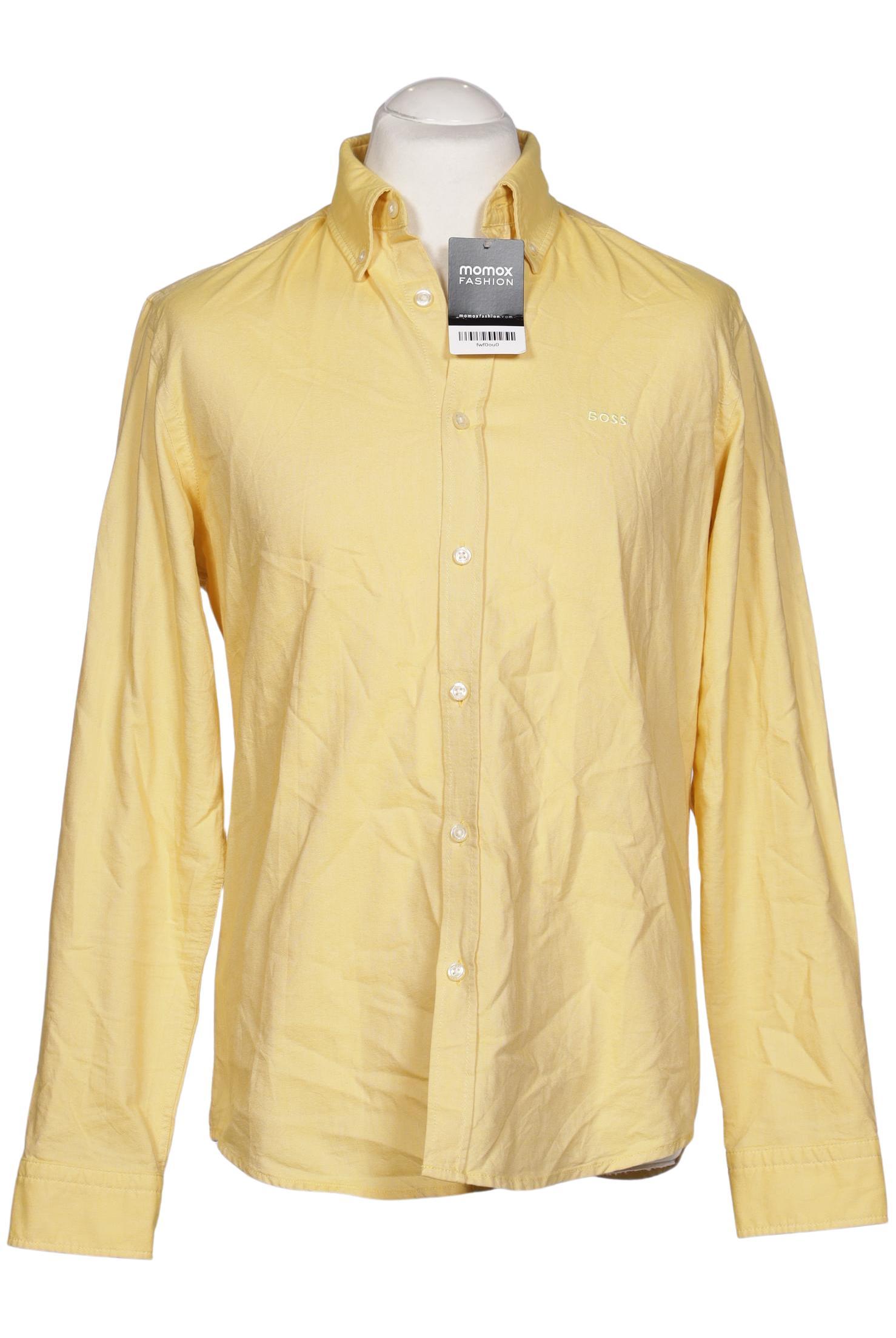 

Boss Orange Herren Hemd, gelb, Gr. 48