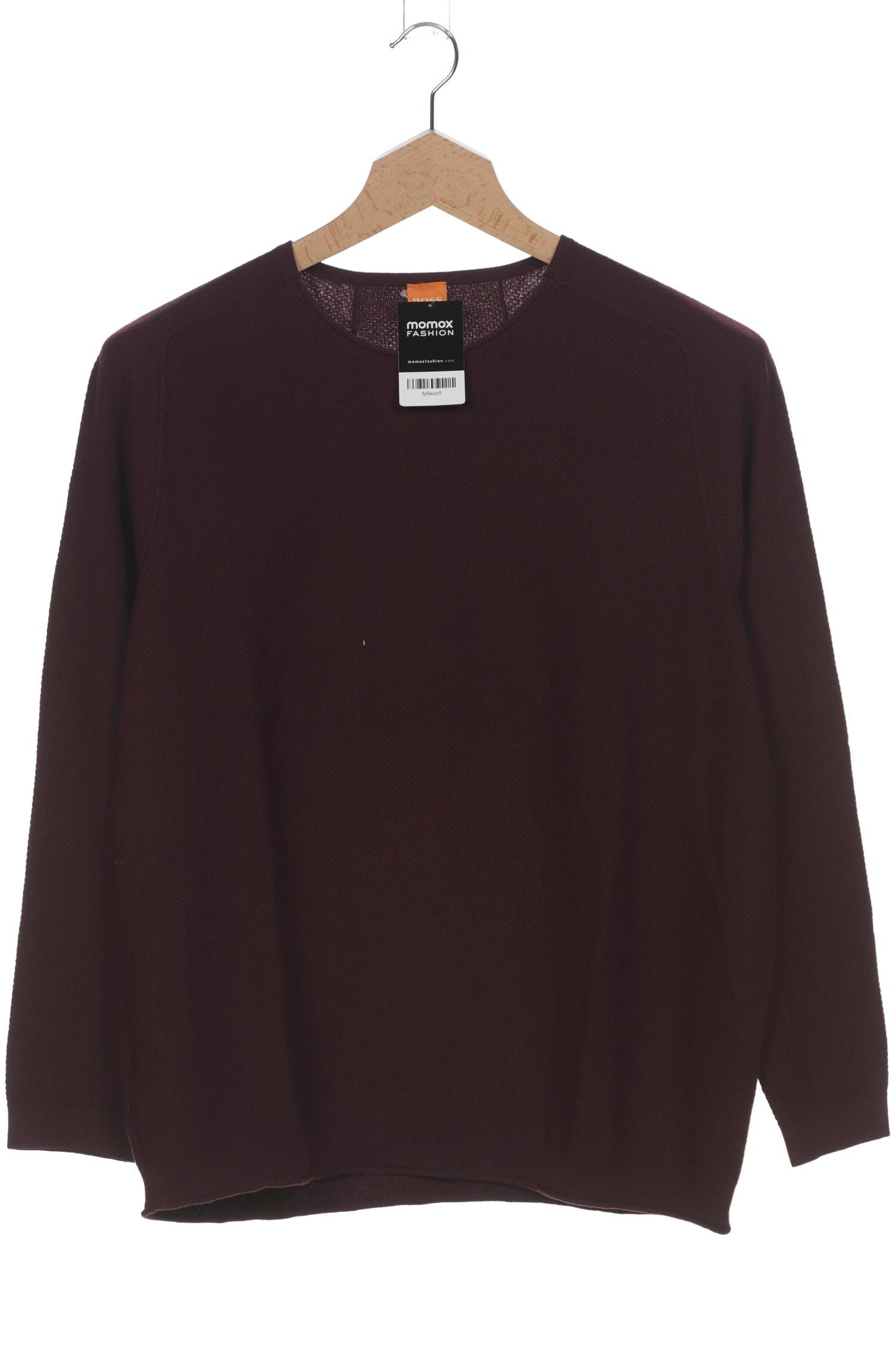 

Boss Orange Herren Pullover, bordeaux, Gr. 56