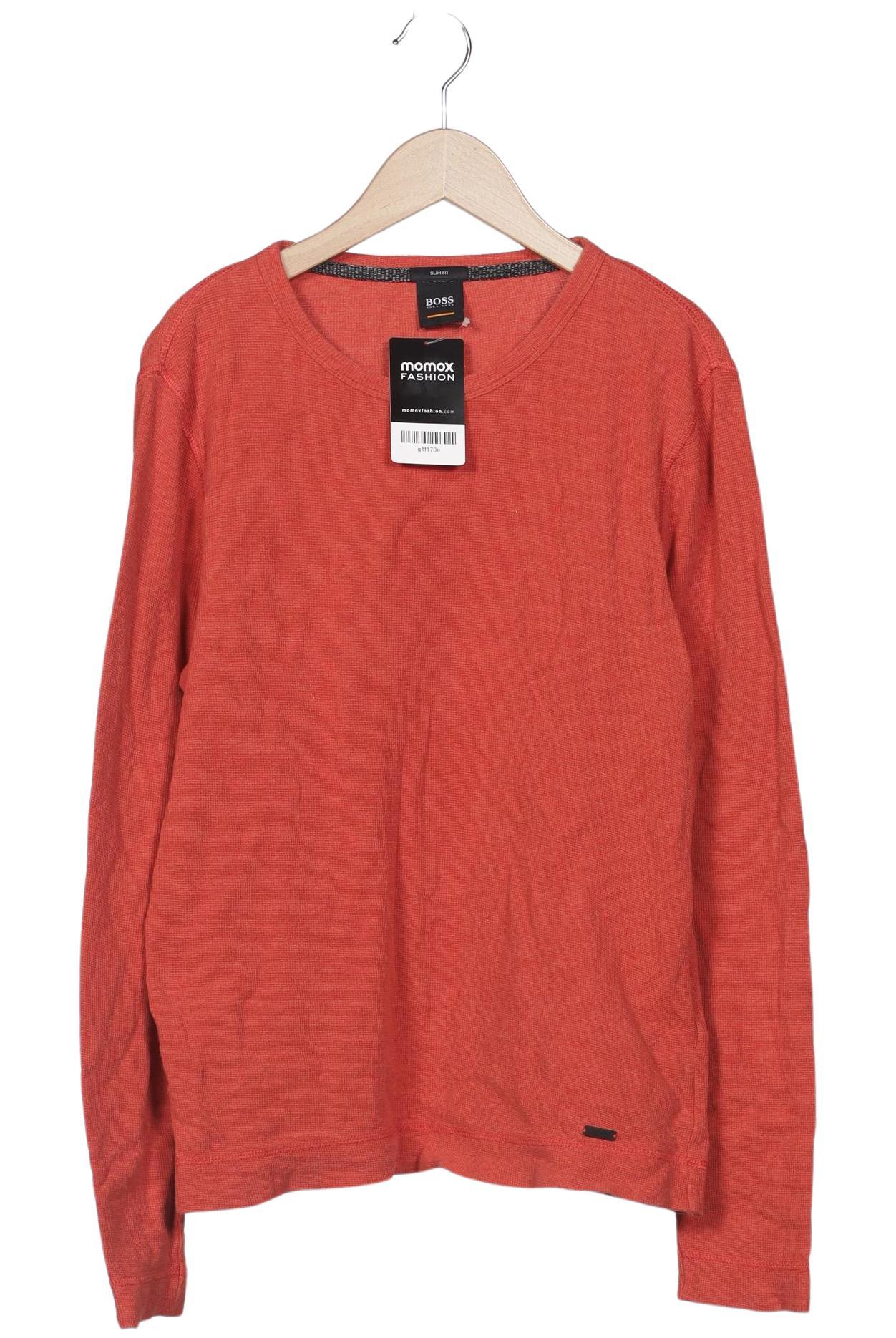 

Boss Orange Herren Langarmshirt, rot, Gr. 48