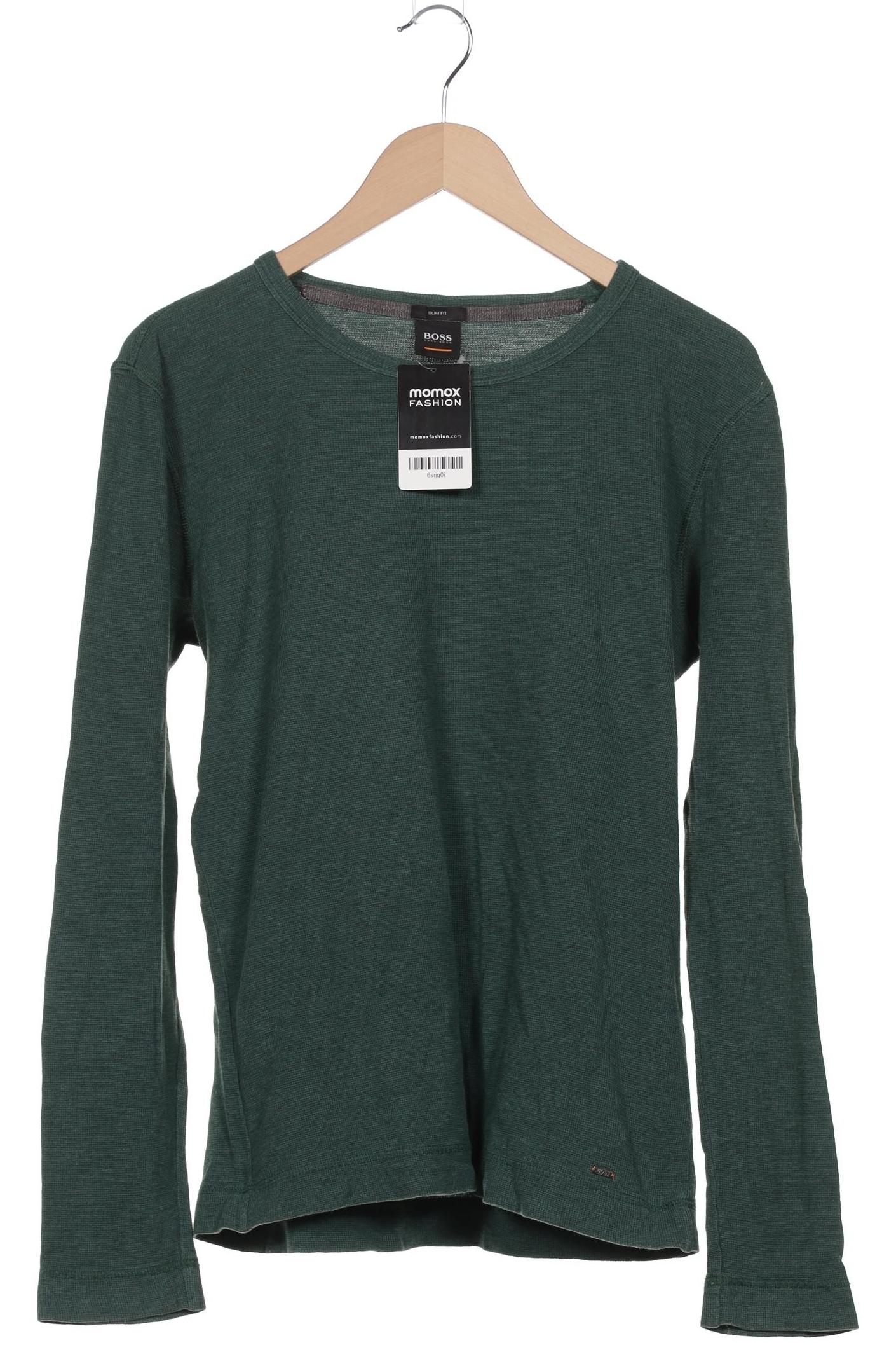 

Boss Orange Herren Langarmshirt, grün, Gr. 52