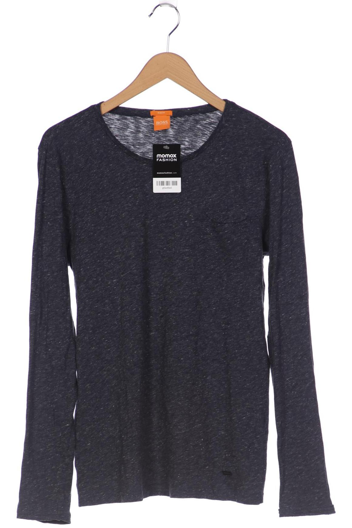 

Boss Orange Herren Langarmshirt, marineblau