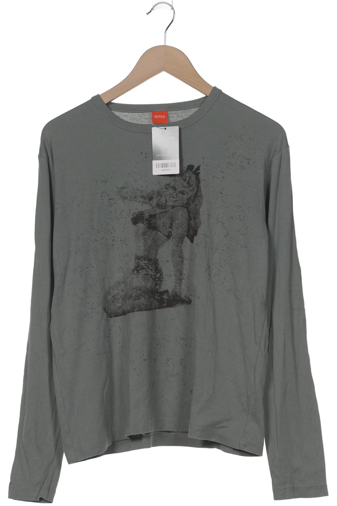 

Boss Orange Herren Langarmshirt, türkis, Gr. 54
