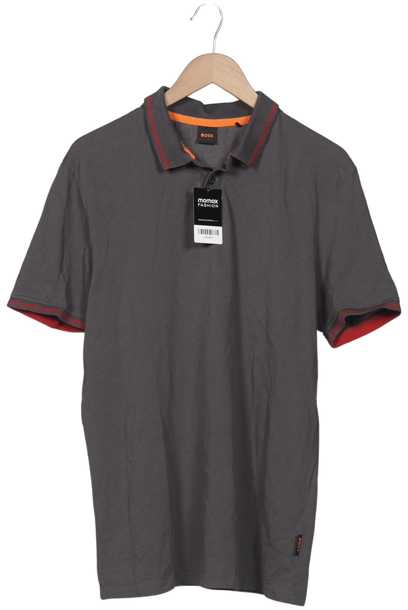 

Boss Orange Herren Poloshirt, grau, Gr. 52