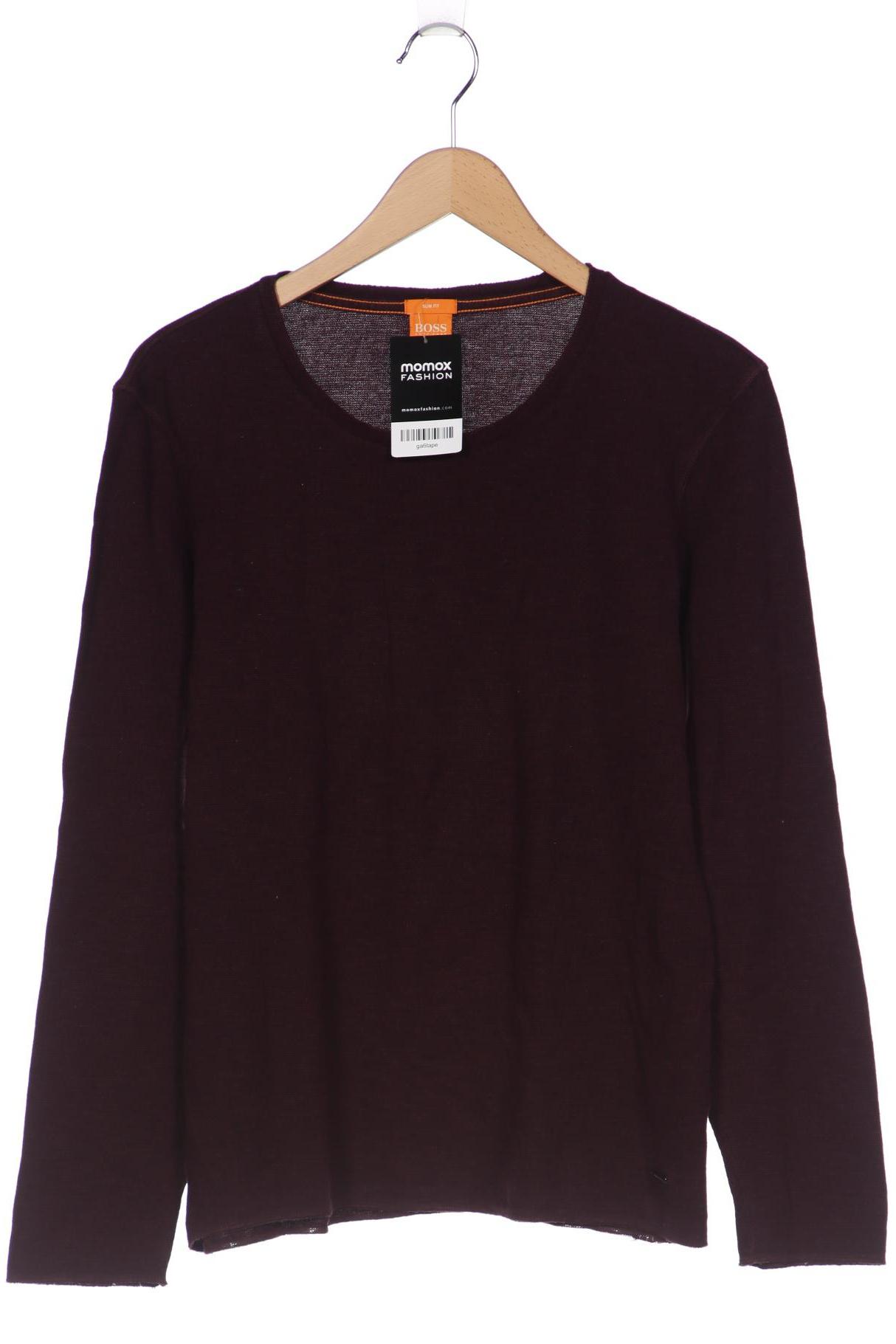 

Boss Orange Herren Langarmshirt, bordeaux