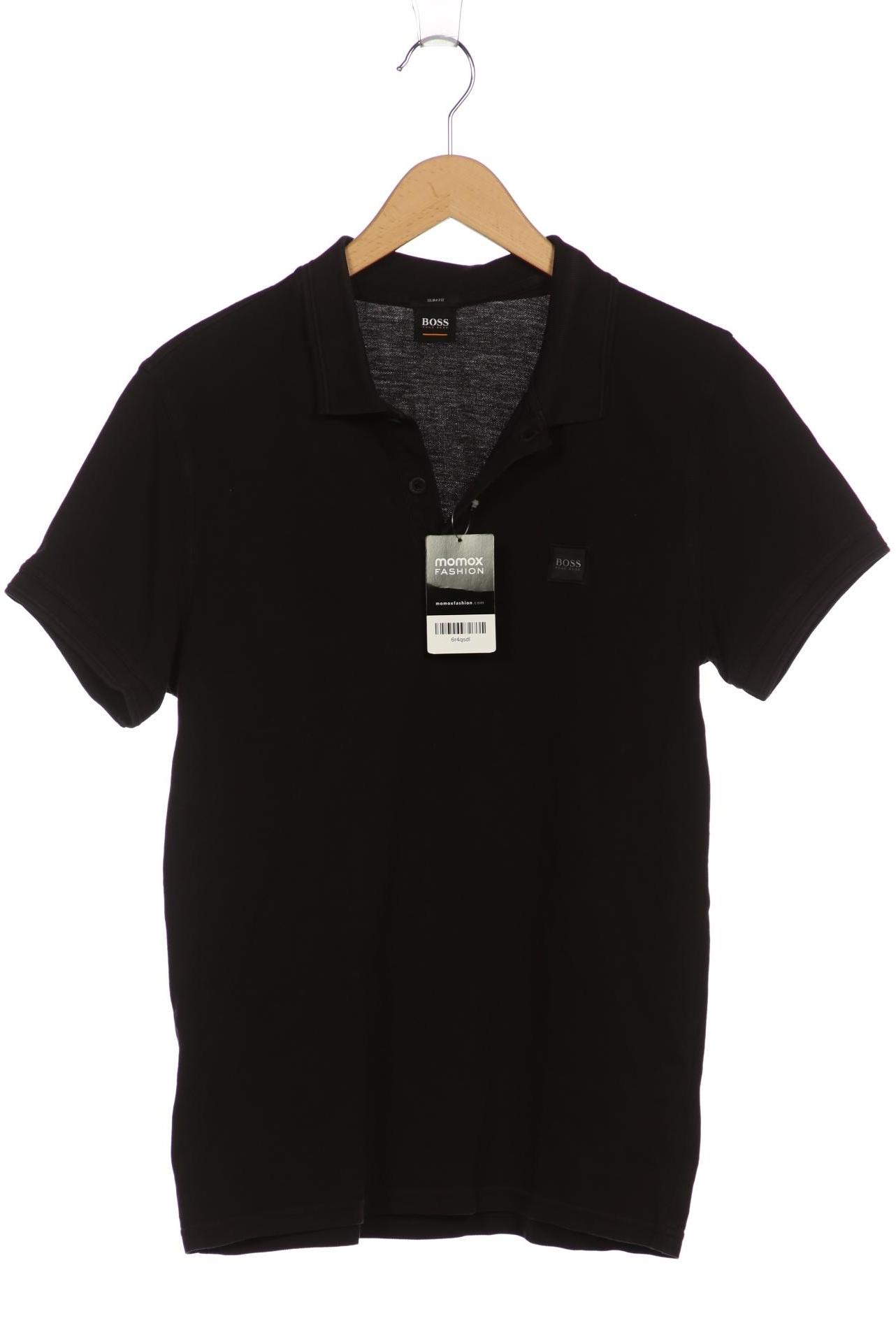 

Boss Orange Herren Poloshirt, schwarz, Gr. 48