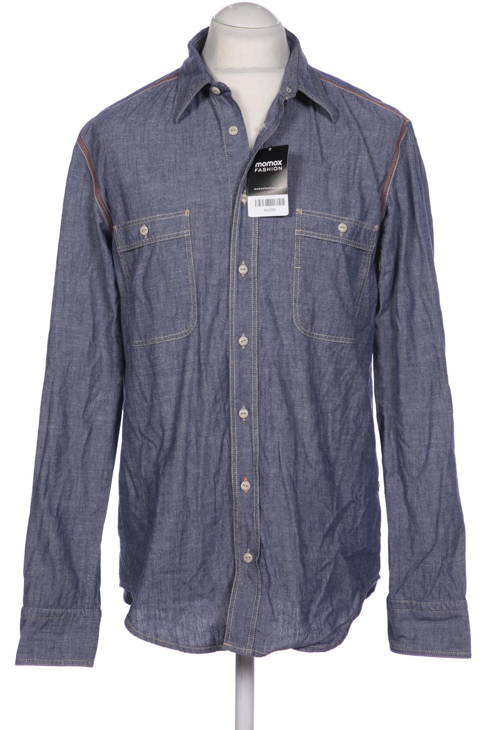 

Boss Orange Herren Hemd, blau, Gr. 52