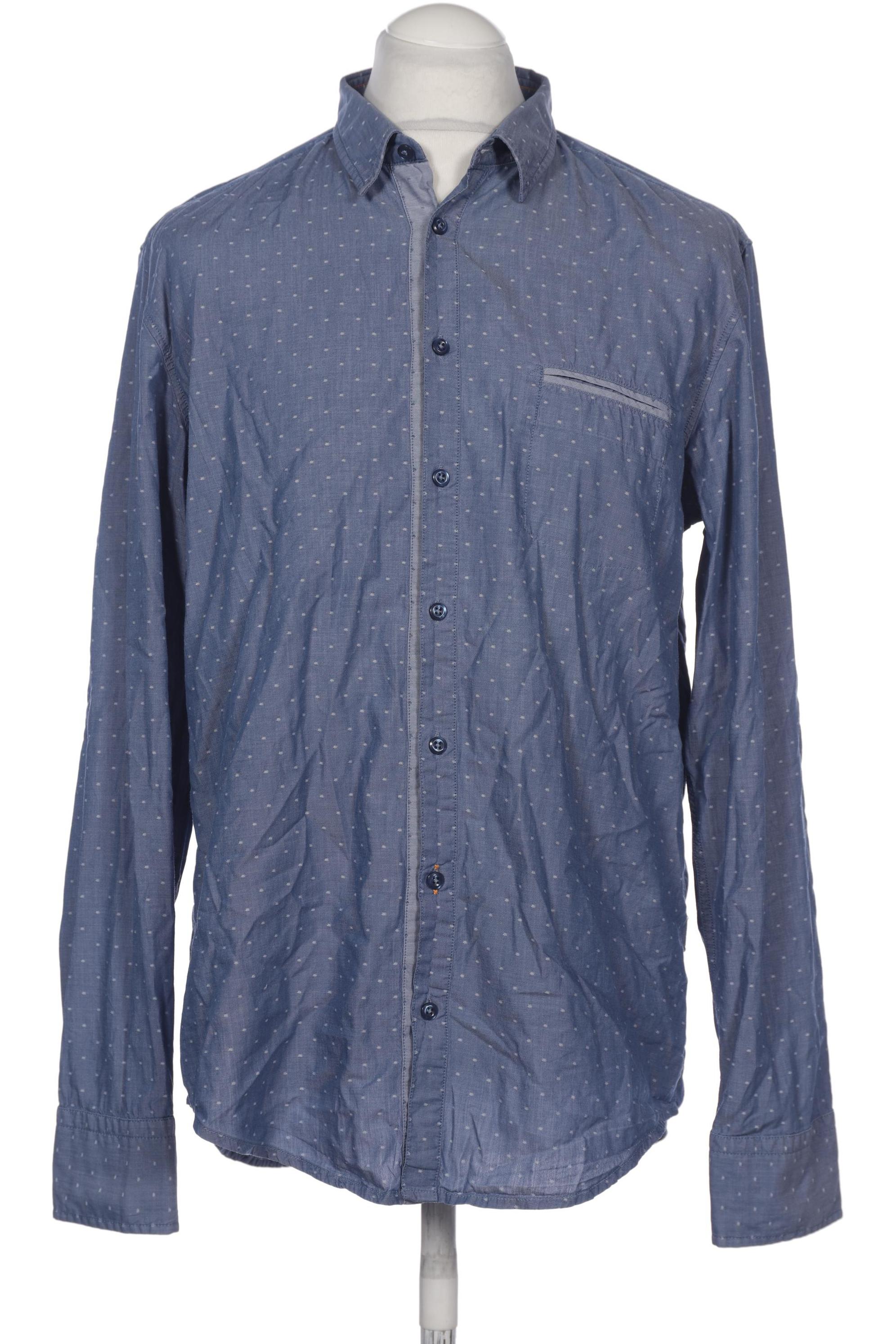 

Boss Orange Herren Hemd, blau