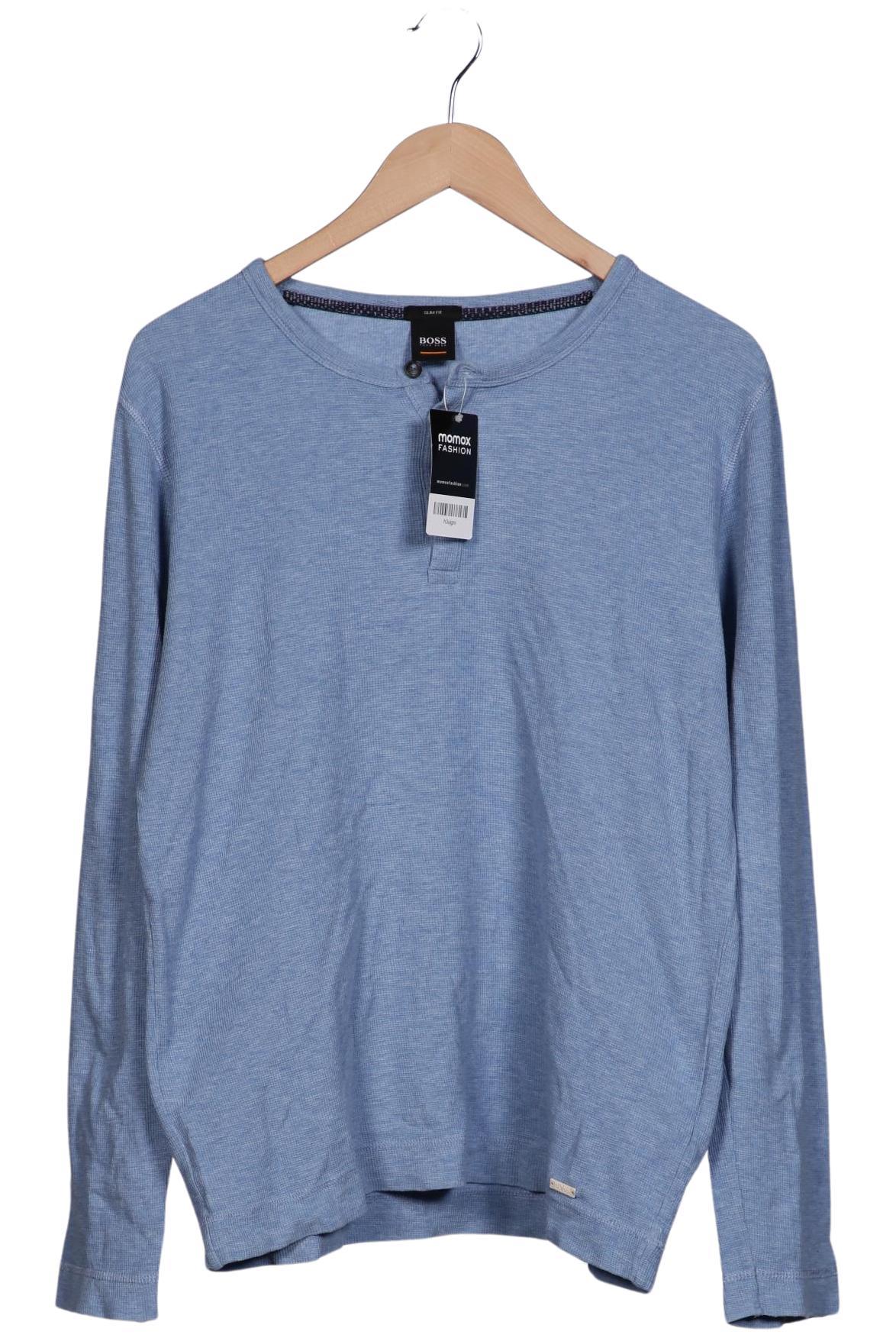 

Boss Orange Herren Langarmshirt, hellblau, Gr. 52