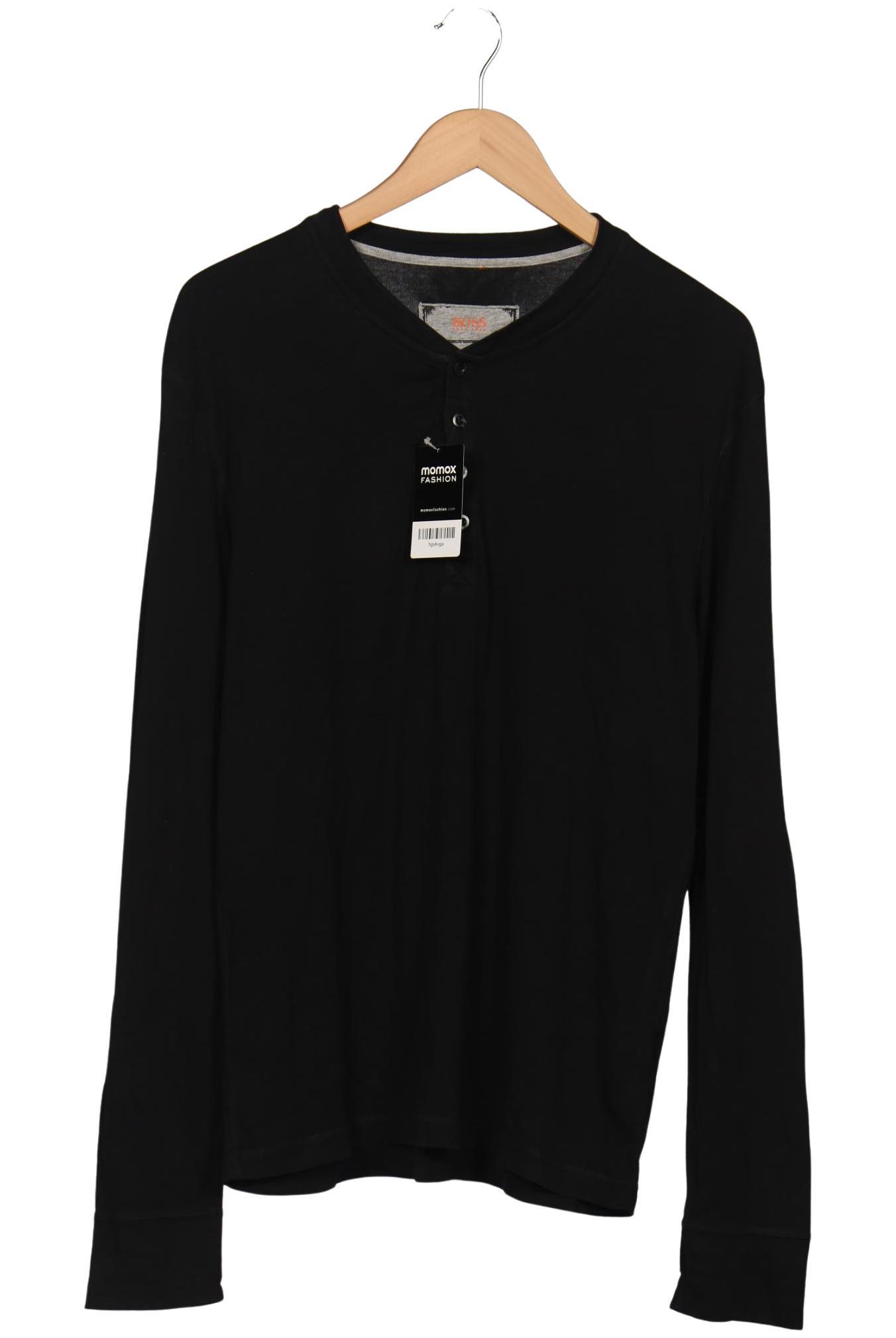 

Boss Orange Herren Langarmshirt, schwarz, Gr. 52