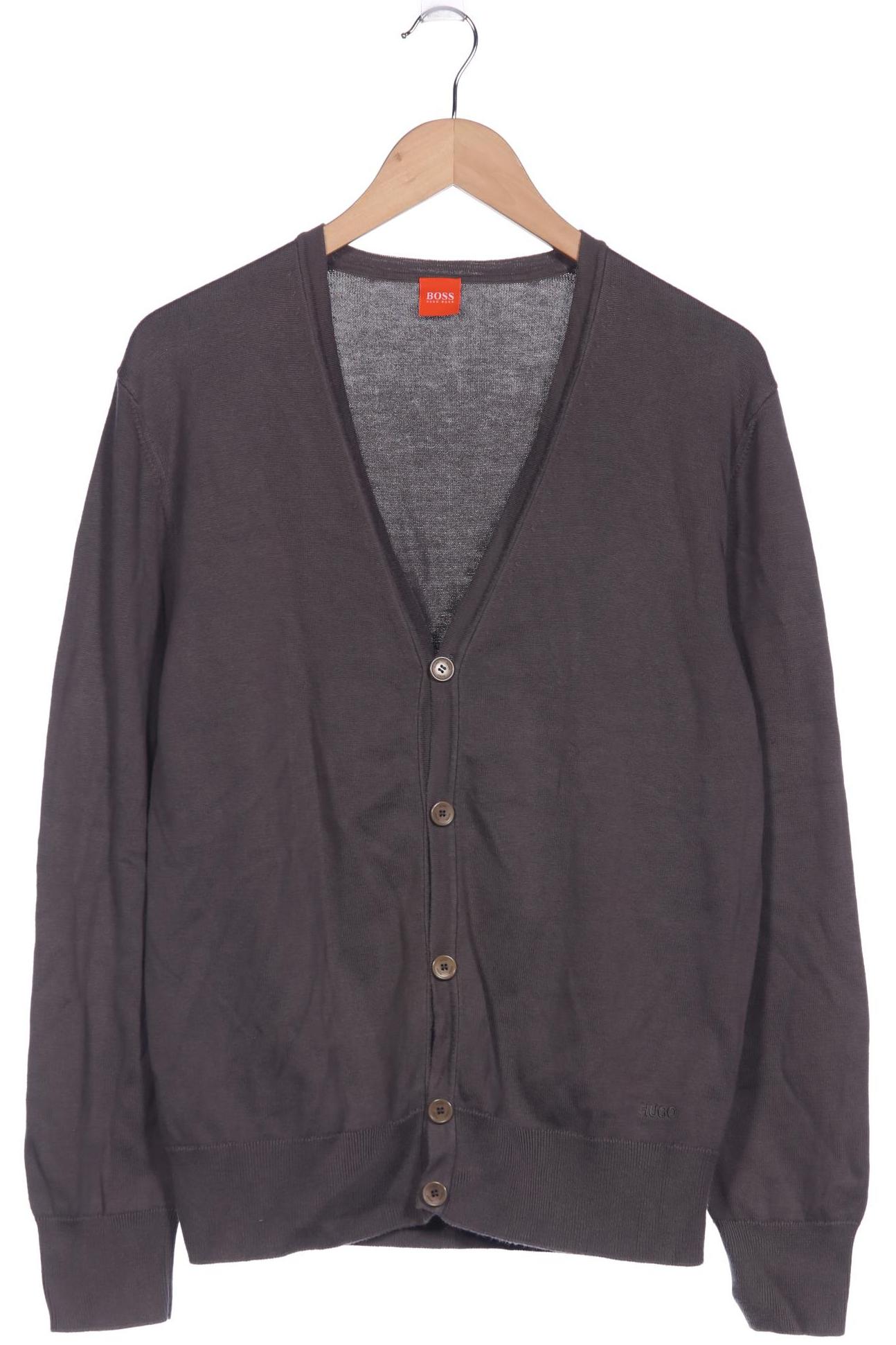 

Boss Orange Herren Strickjacke, grau, Gr. 52