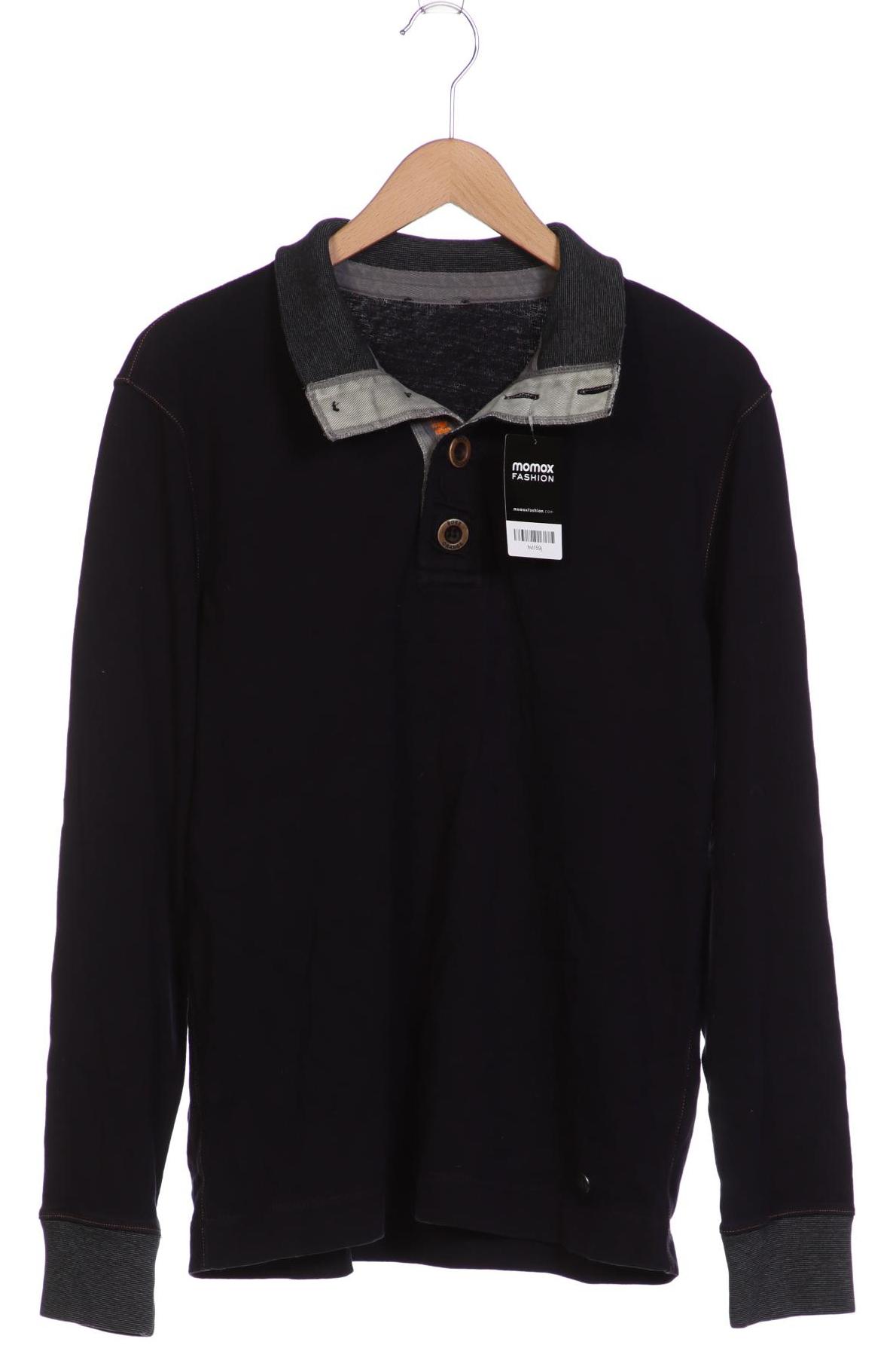 

Boss Orange Herren Langarmshirt, schwarz