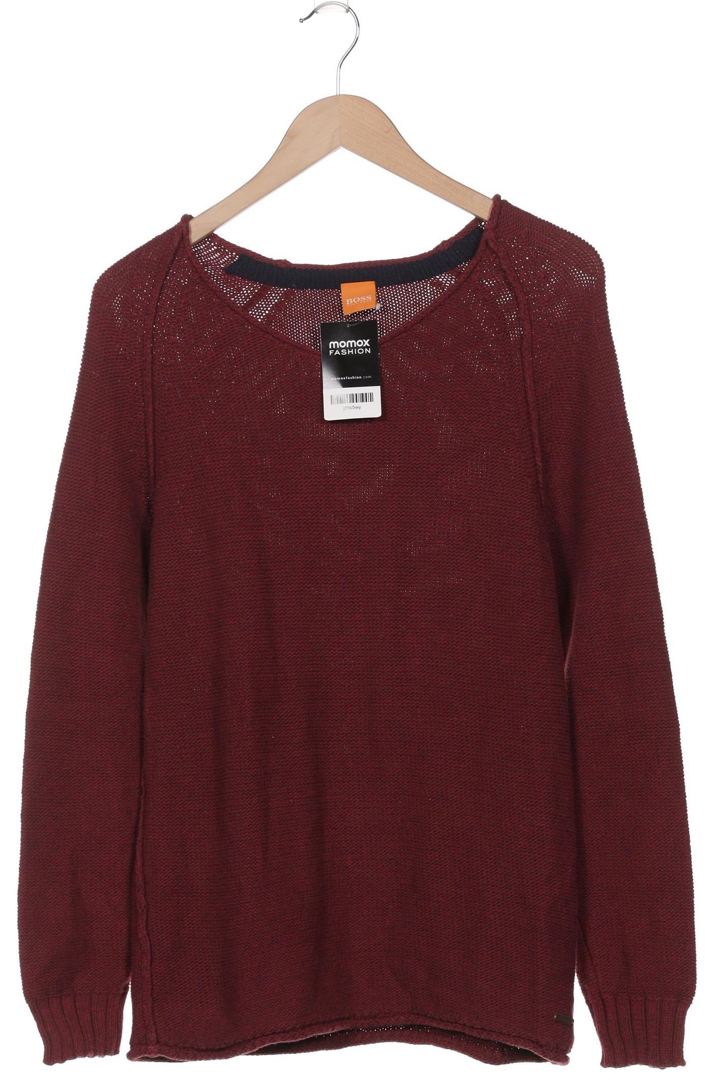 

Boss Orange Herren Pullover, bordeaux, Gr. 54