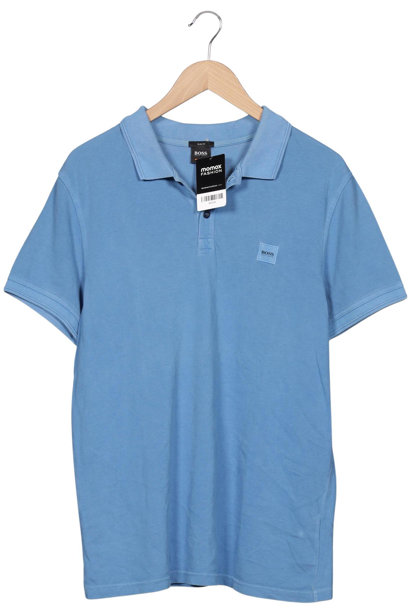 

Boss Orange Herren Poloshirt, blau, Gr. 48