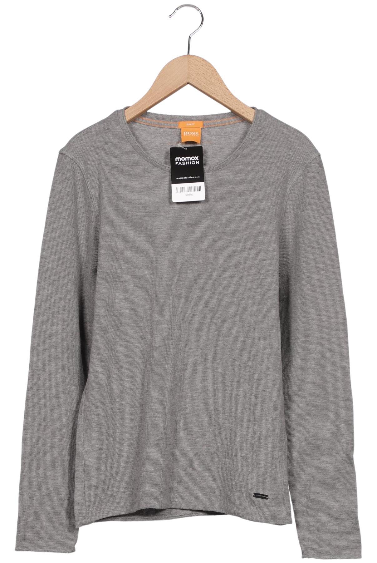 

Boss Orange Herren Langarmshirt, grau, Gr. 46