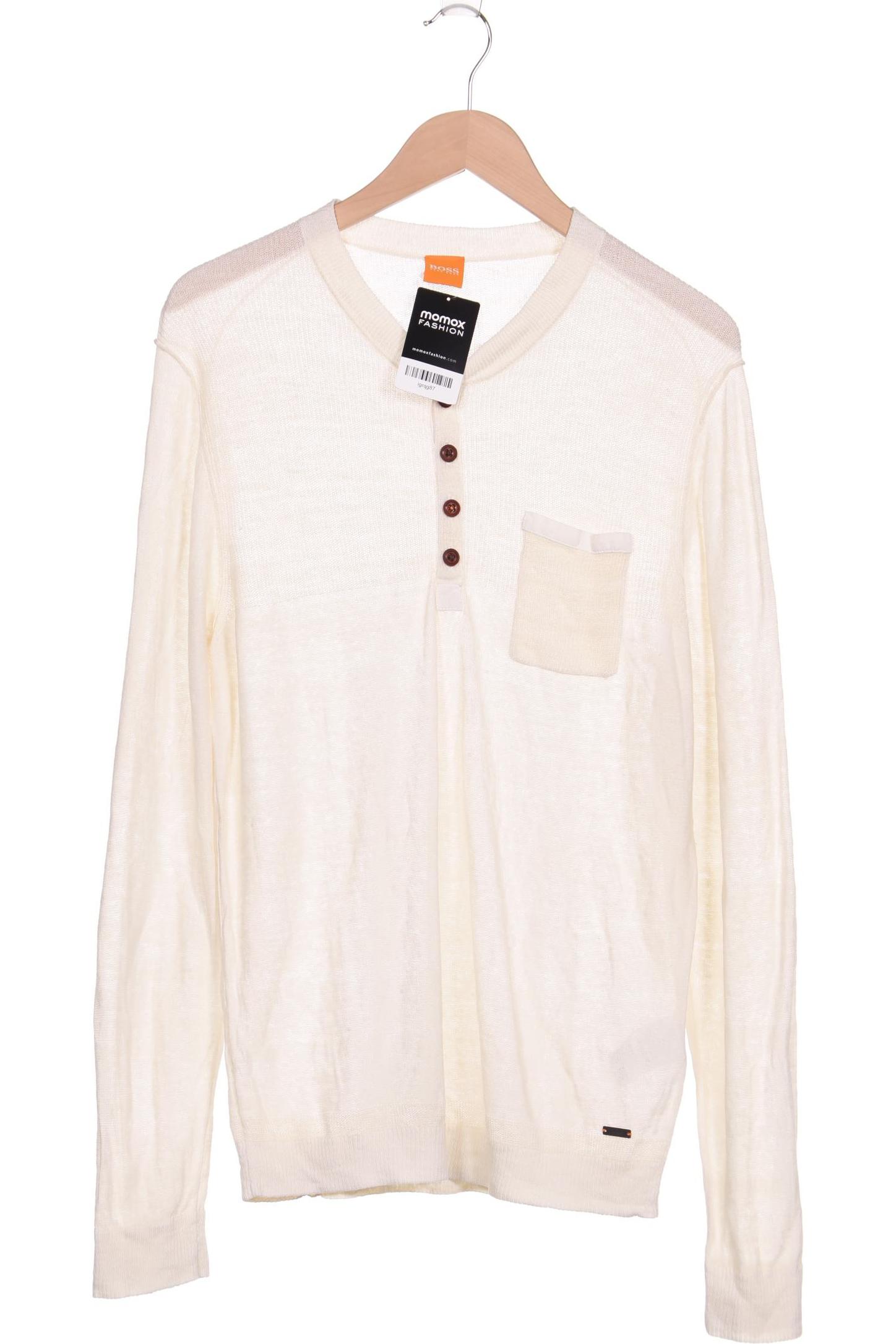 

Boss Orange Herren Pullover, cremeweiß