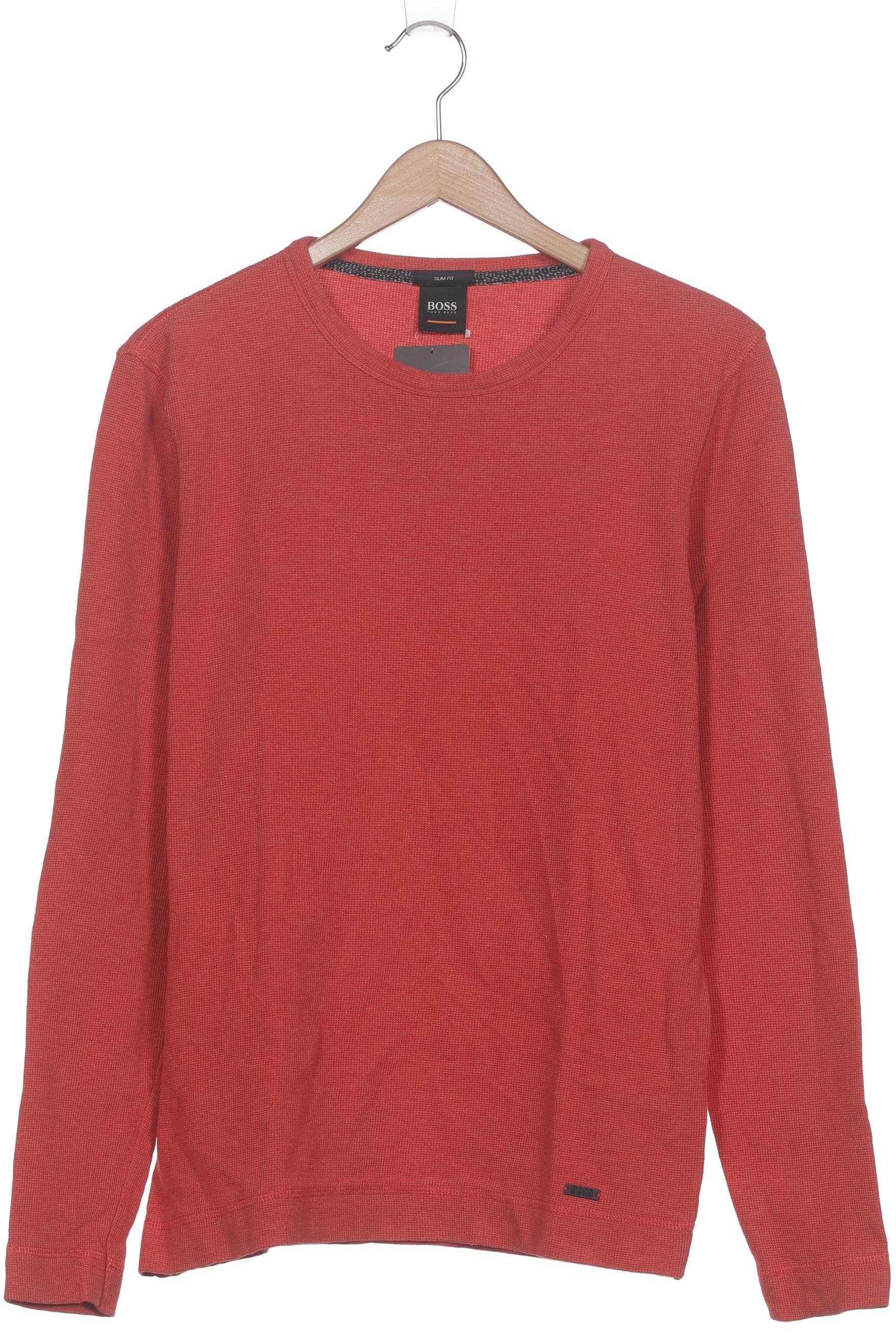 

Boss Orange Herren Langarmshirt, orange, Gr. 48