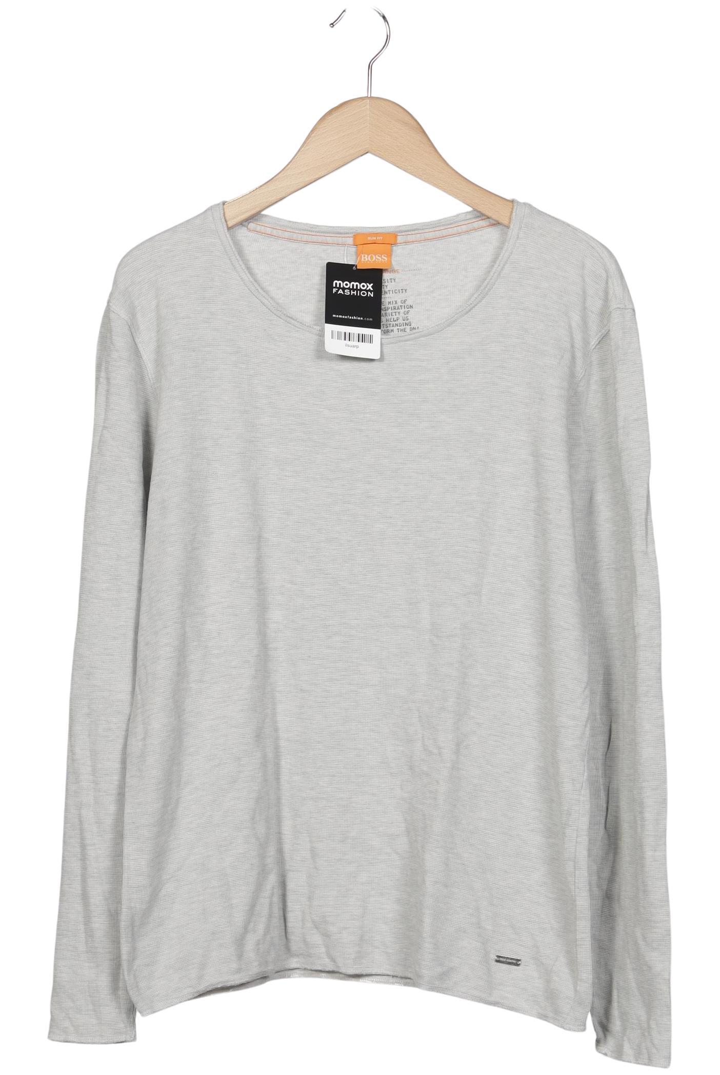 

Boss Orange Herren Langarmshirt, grau, Gr. 54