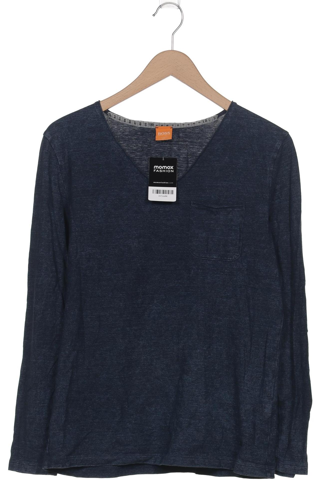 

Boss Orange Herren Langarmshirt, marineblau, Gr. 46