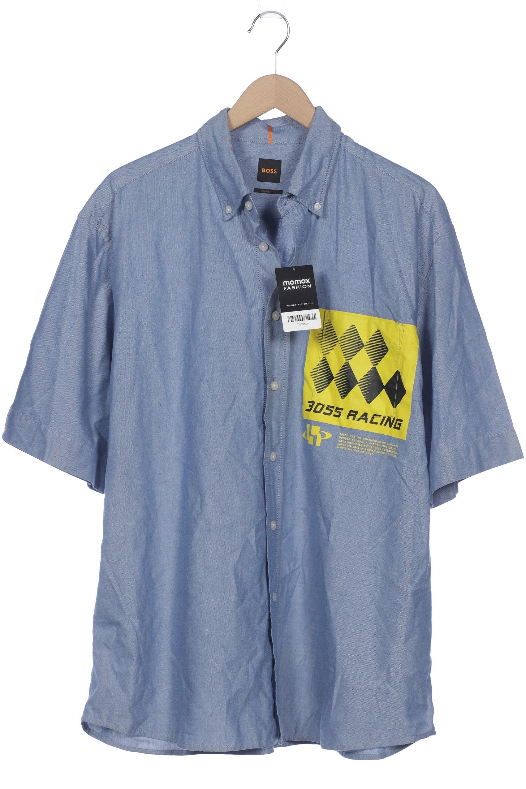 

Boss Orange Herren Hemd, blau, Gr. 56