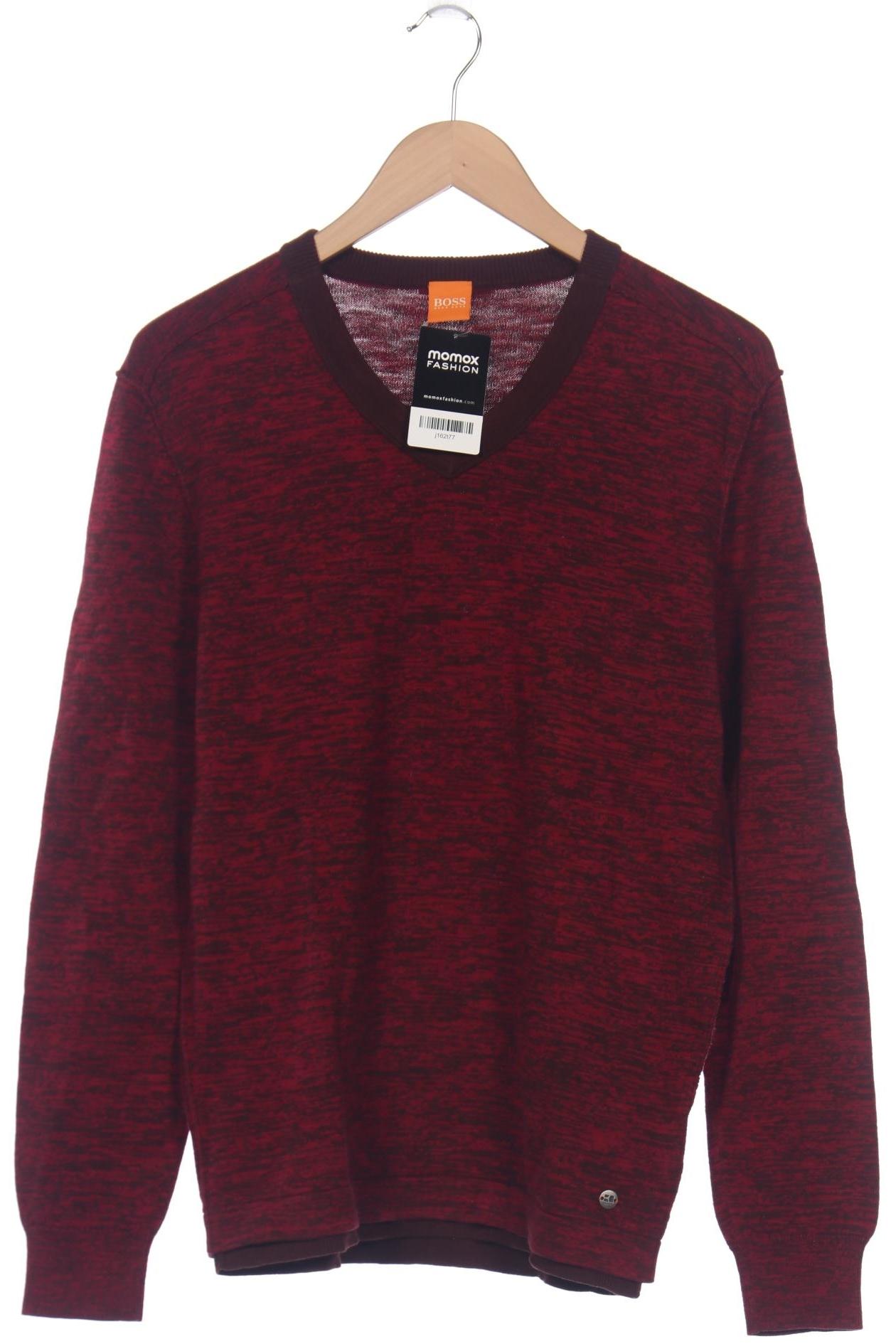 

Boss Orange Herren Pullover, bordeaux, Gr. 52