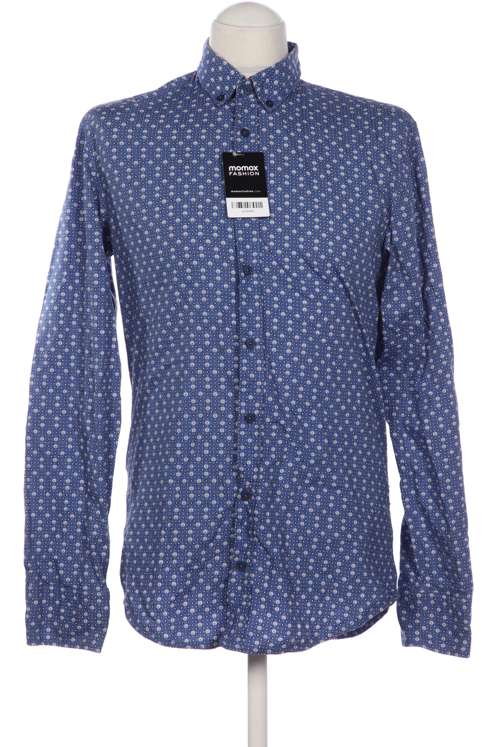 

Boss Orange Herren Hemd, blau, Gr. 48