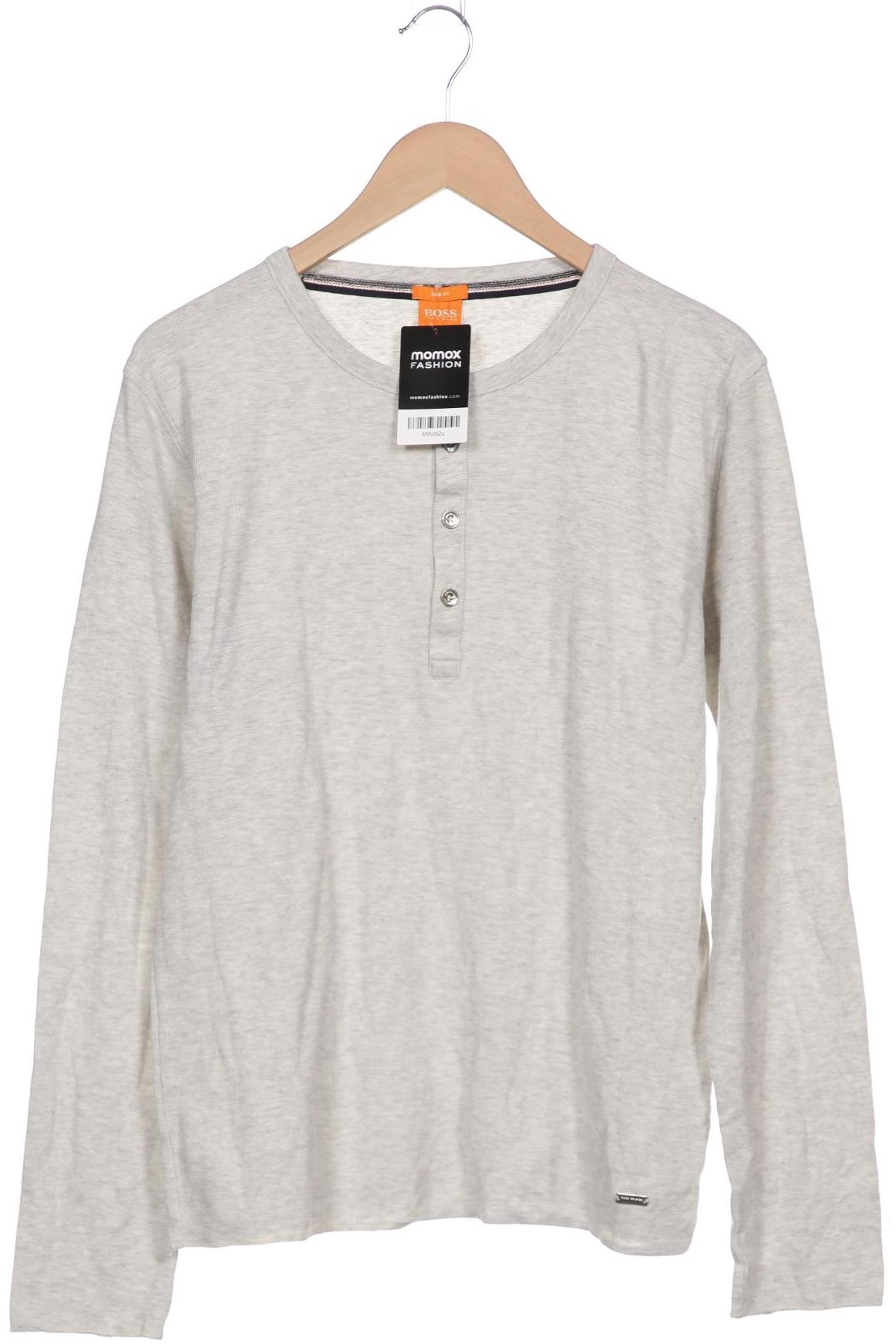 

Boss Orange Herren Langarmshirt, grau