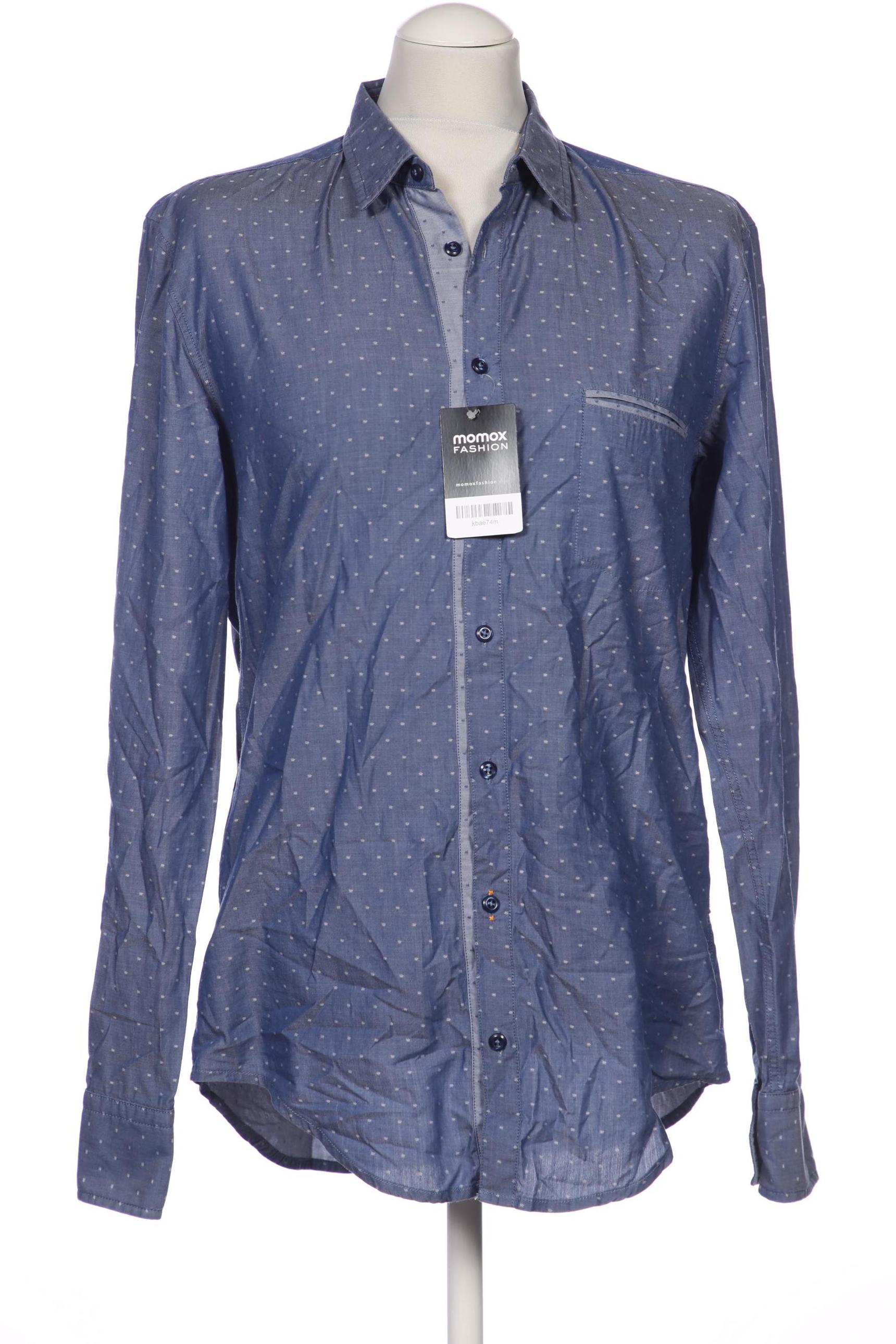 

Boss Orange Herren Hemd, blau